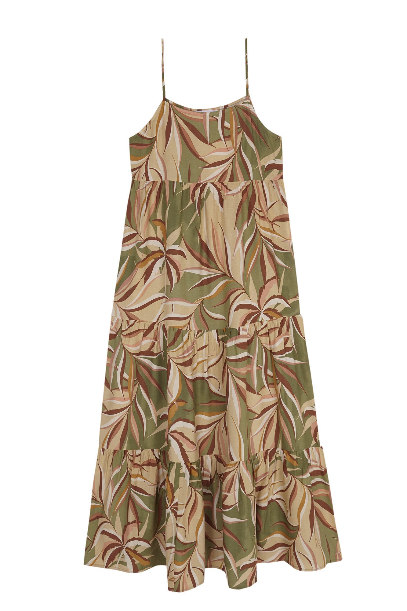 Multicoloured Straps Long Dress_4477734_98_07