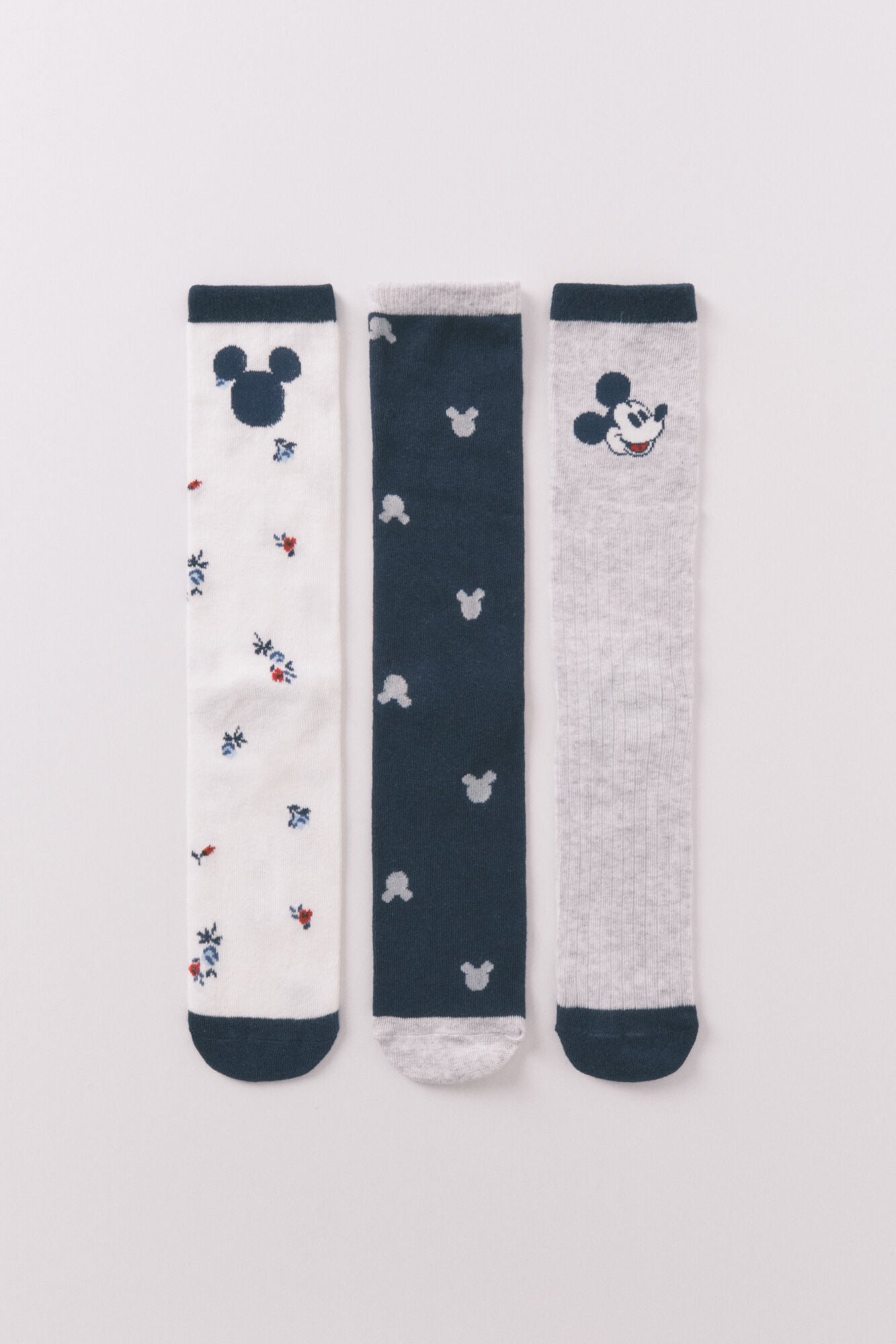 Women Secret_Multi-Color_Pack of 3 Disney Long Socks_4482712_98_01