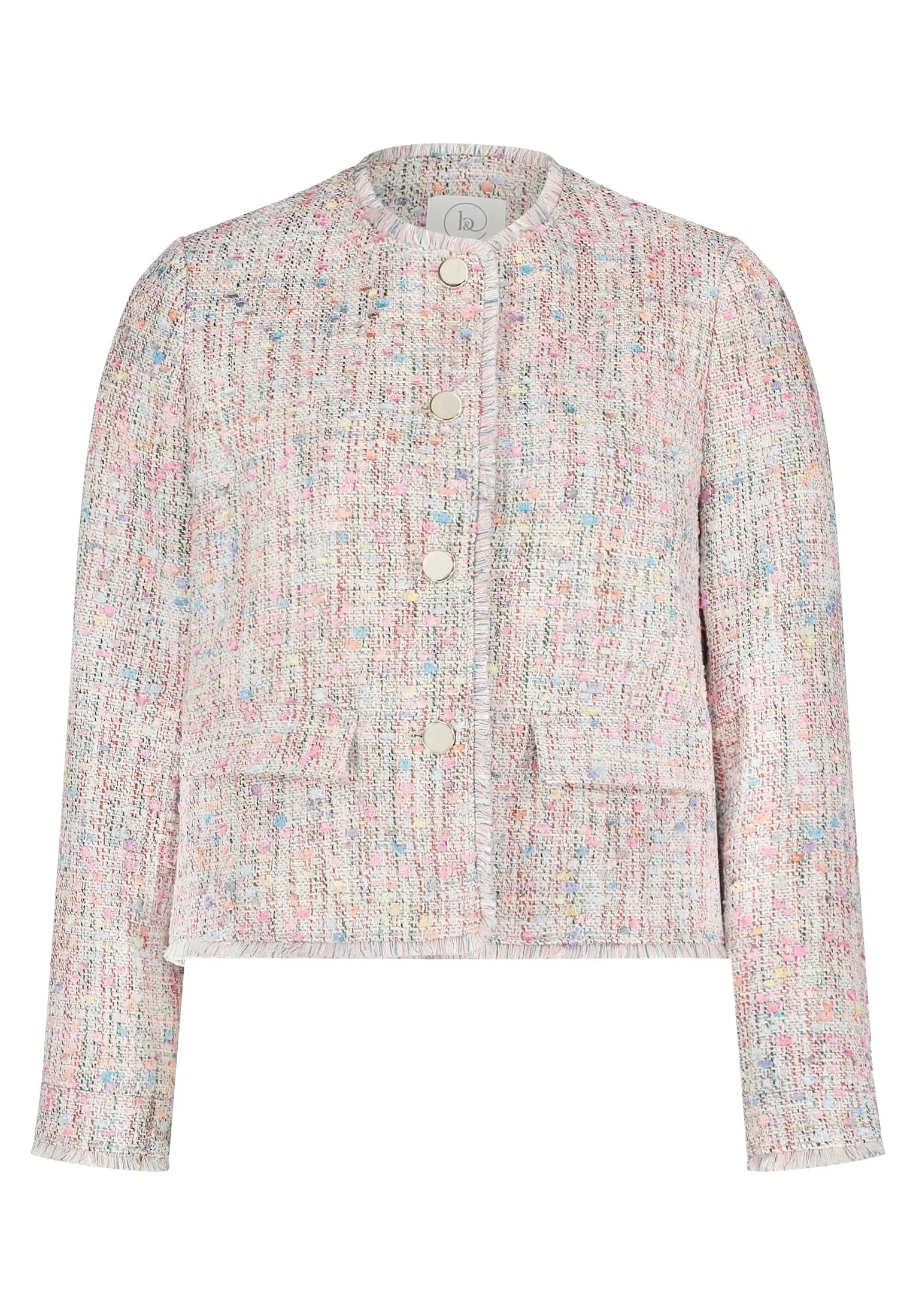 Betty Barclay Varicolored Women Blazer Short Single Breasted 1/1 Sleeve SKU: 4509-3252_1900 Image 04