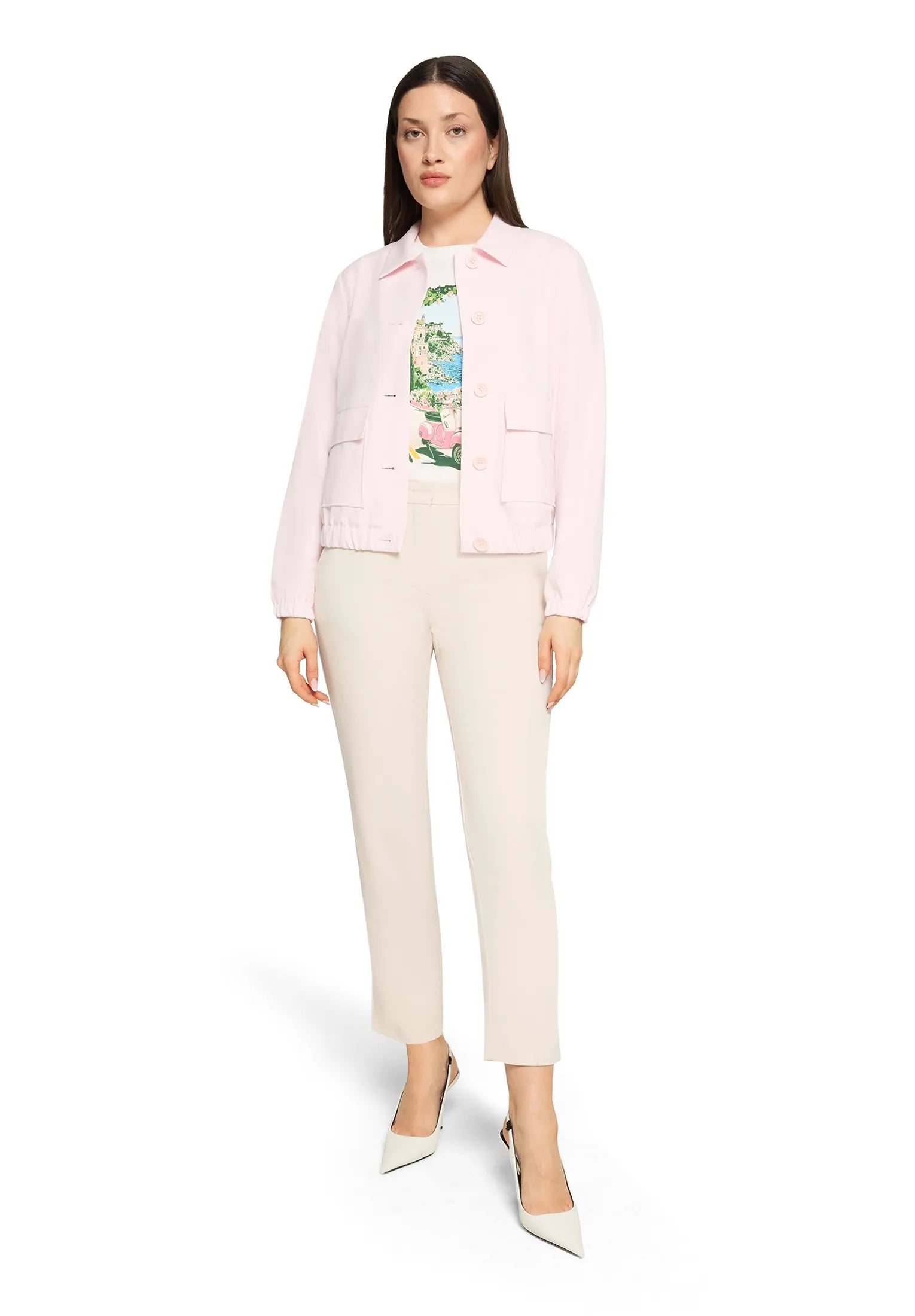 Betty Barclay Ballet Slipper Women Blazer Jacket Short 1/1 Sleeve SKU: 4510-3747_4451 Image 02
