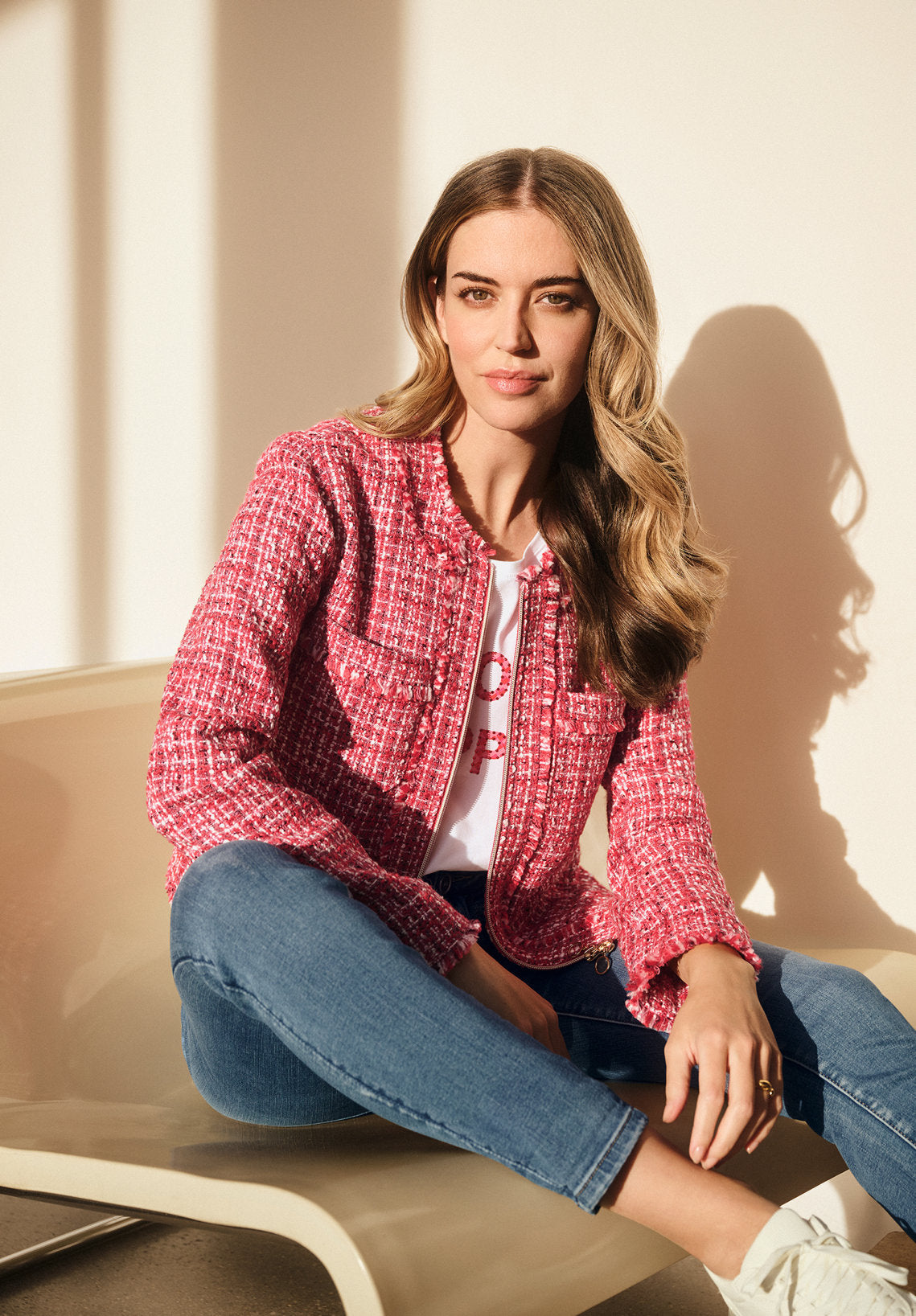 Betty Barclay_Fringed Blazer Jacket_4518-1111_4842_01