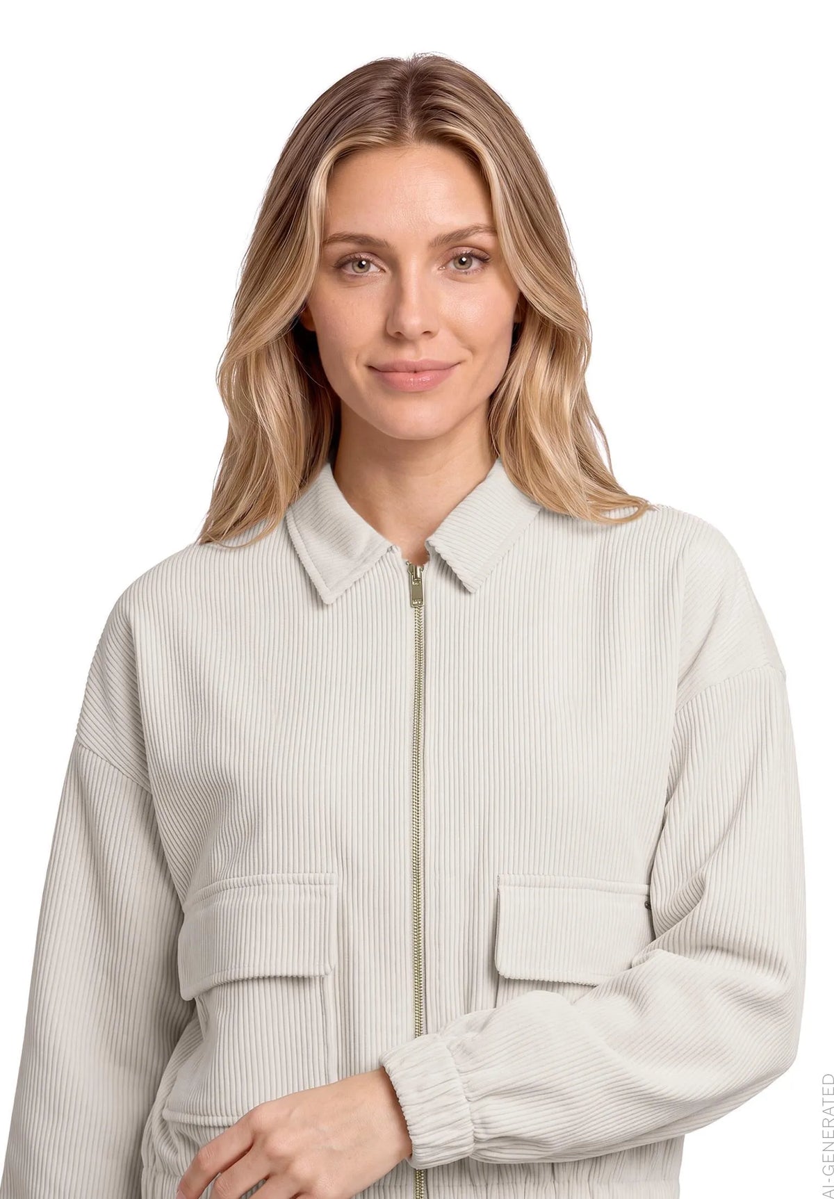 Betty Barclay White Sand Women Casual Jacket with Pockets SKU: 4534-3176_1032 Image 01