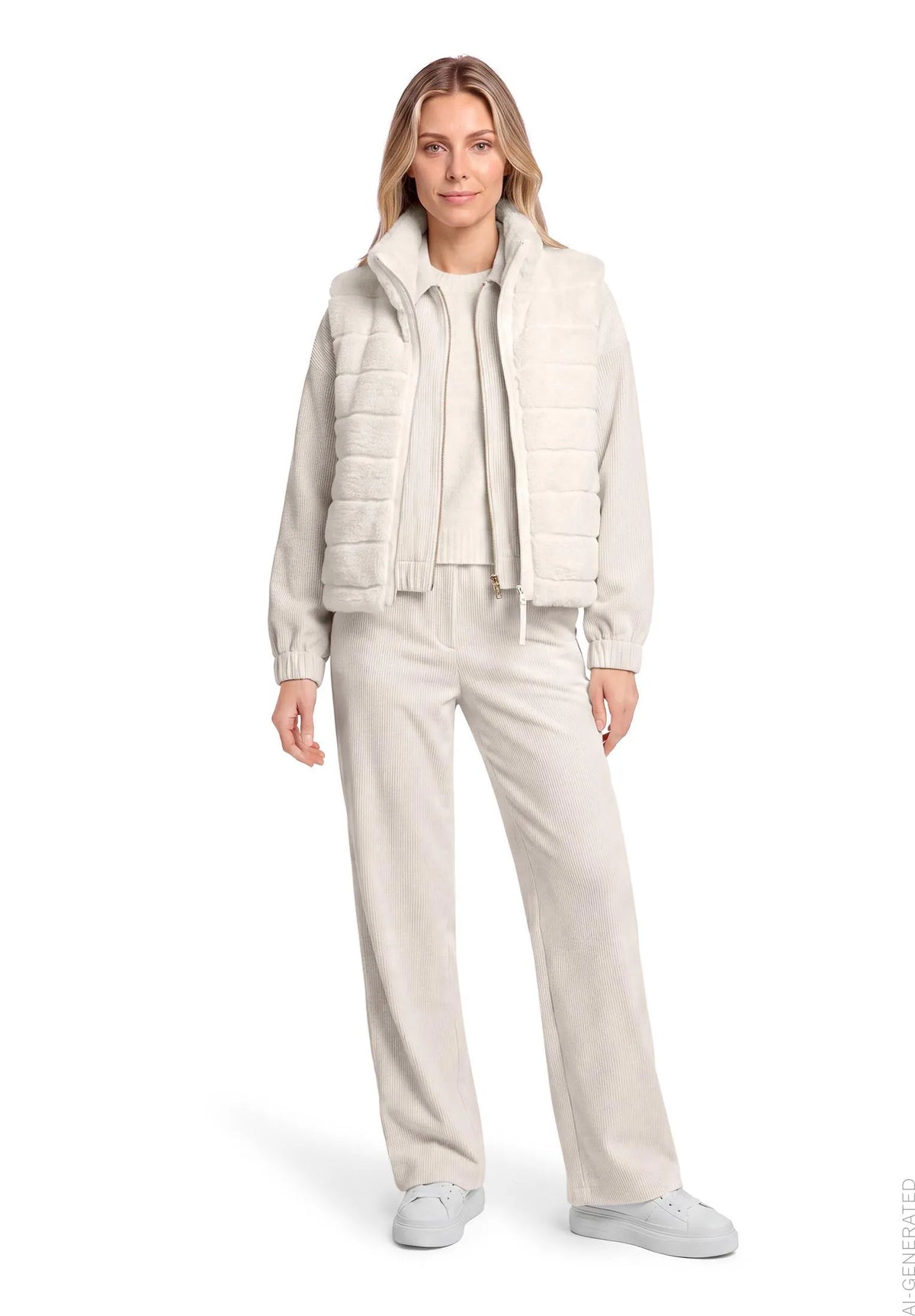Betty Barclay White Sand Women Casual Jacket with Pockets SKU: 4534-3176_1032 Image 02