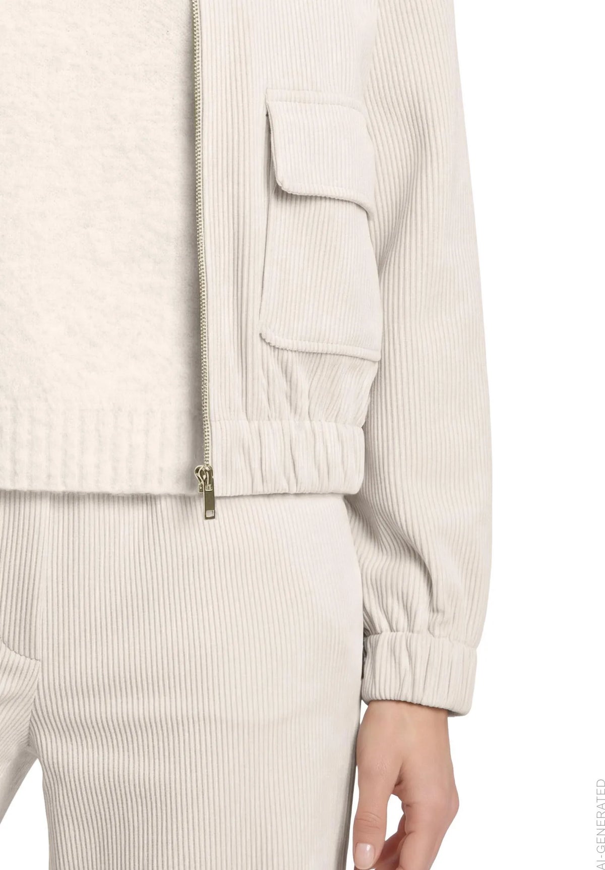 Betty Barclay White Sand Women Casual Jacket with Pockets SKU: 4534-3176_1032 Image 03