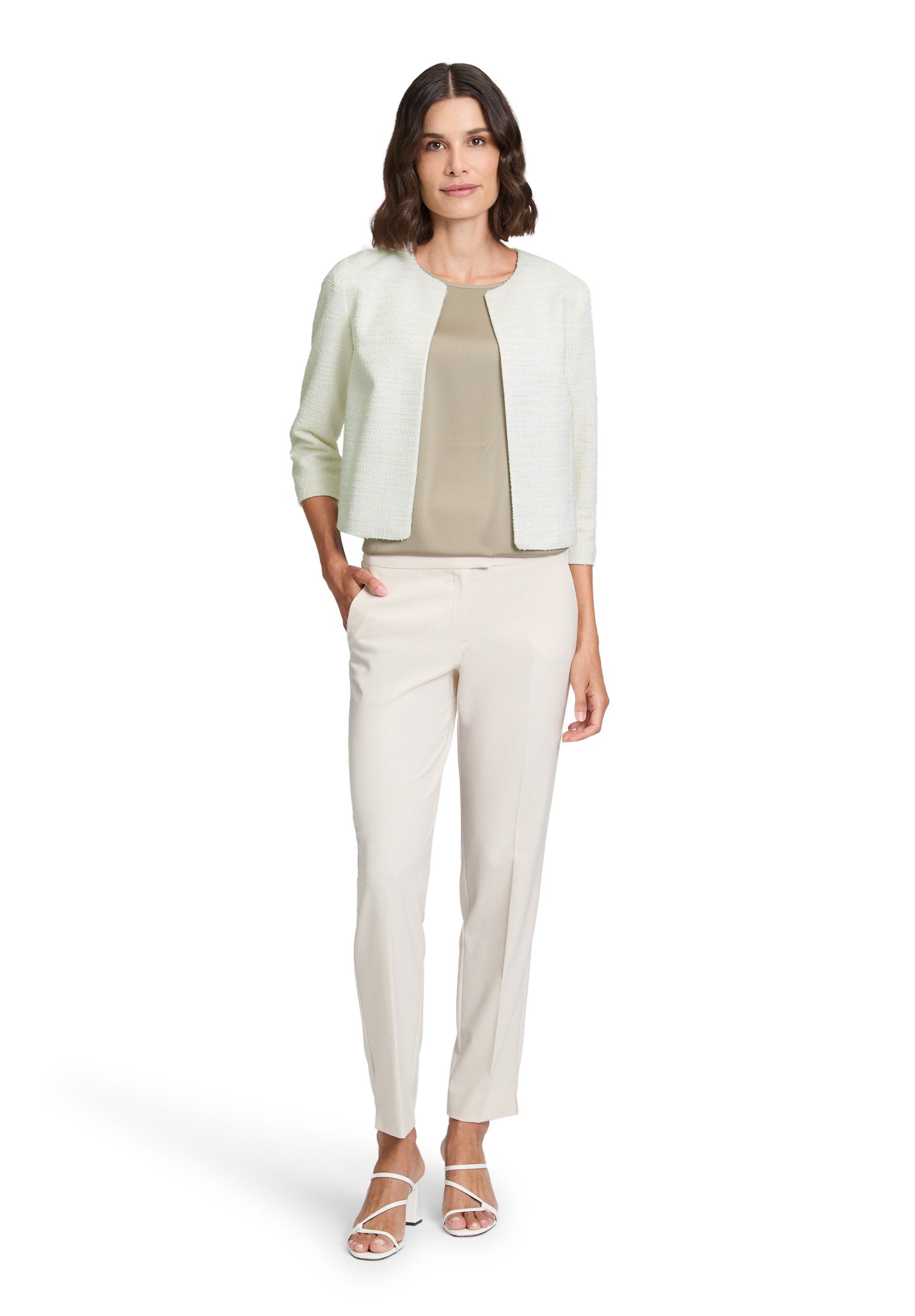 Betty Barclay_Blazer Jacket Short 3/4 Sleeve_4537-1249_1014_02