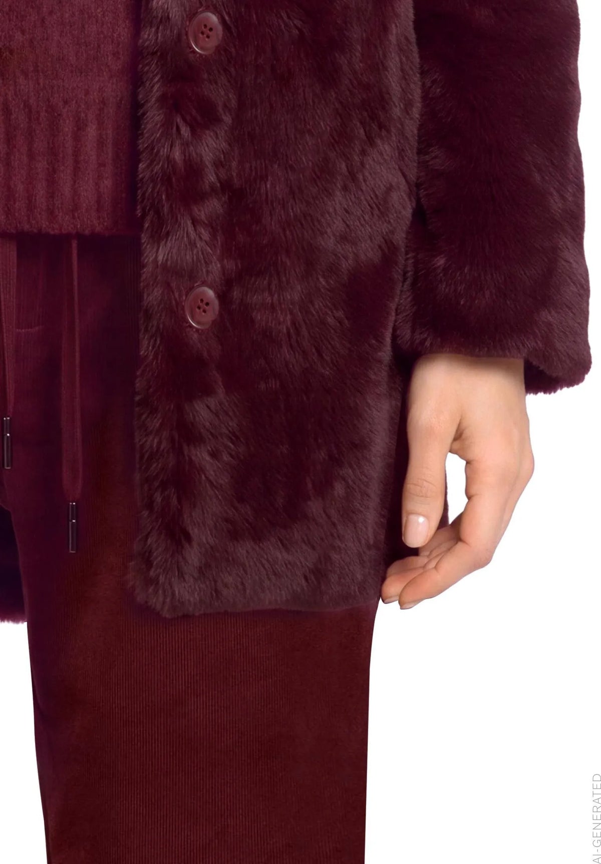 Betty Barclay Fall Burgundy Women Outdoor Jacket SKU: 4562-3109_4626 Image 05