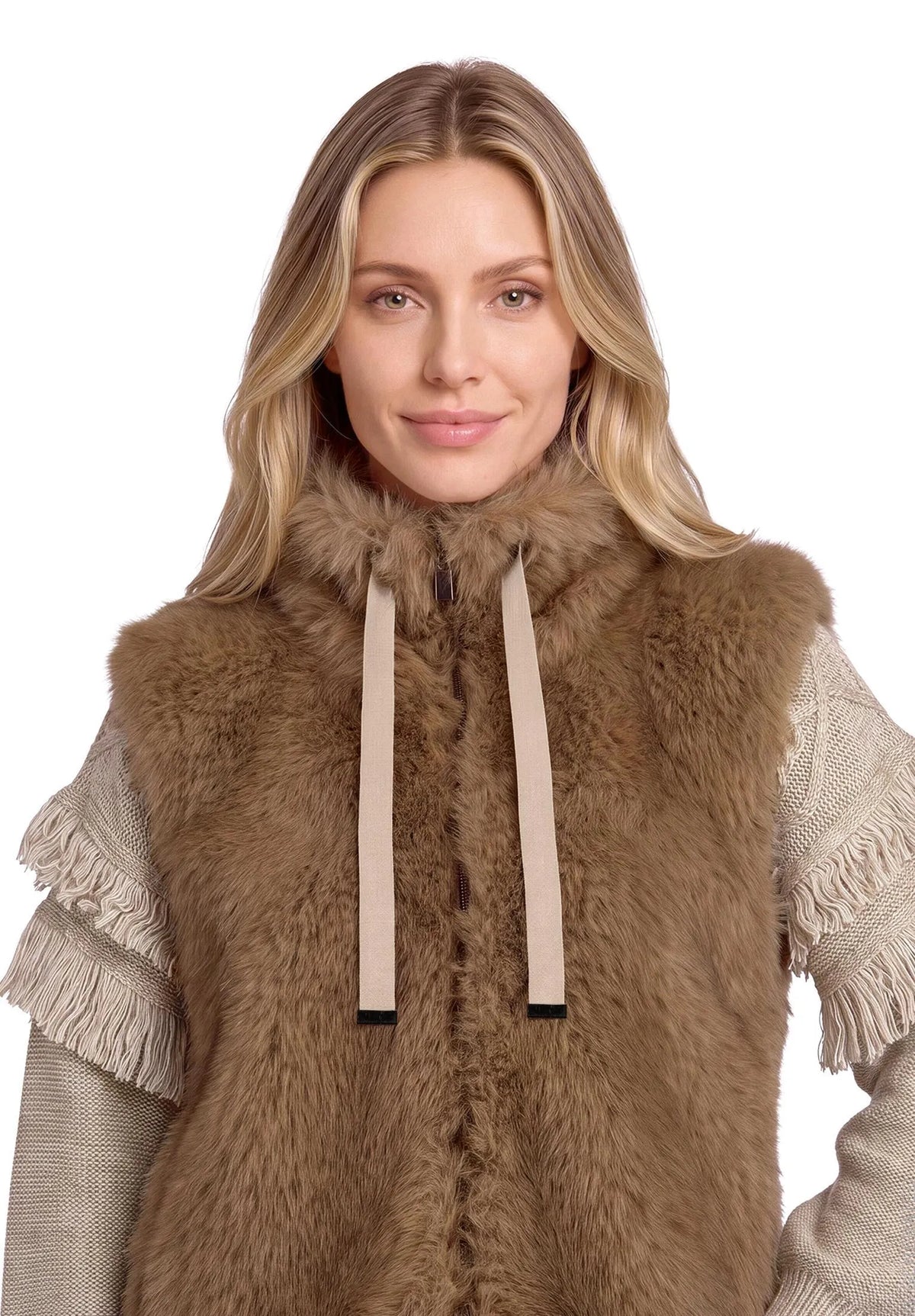 Betty Barclay Women Faux Fur Body Warmer SKU: 4565-3296_7714 Image 04