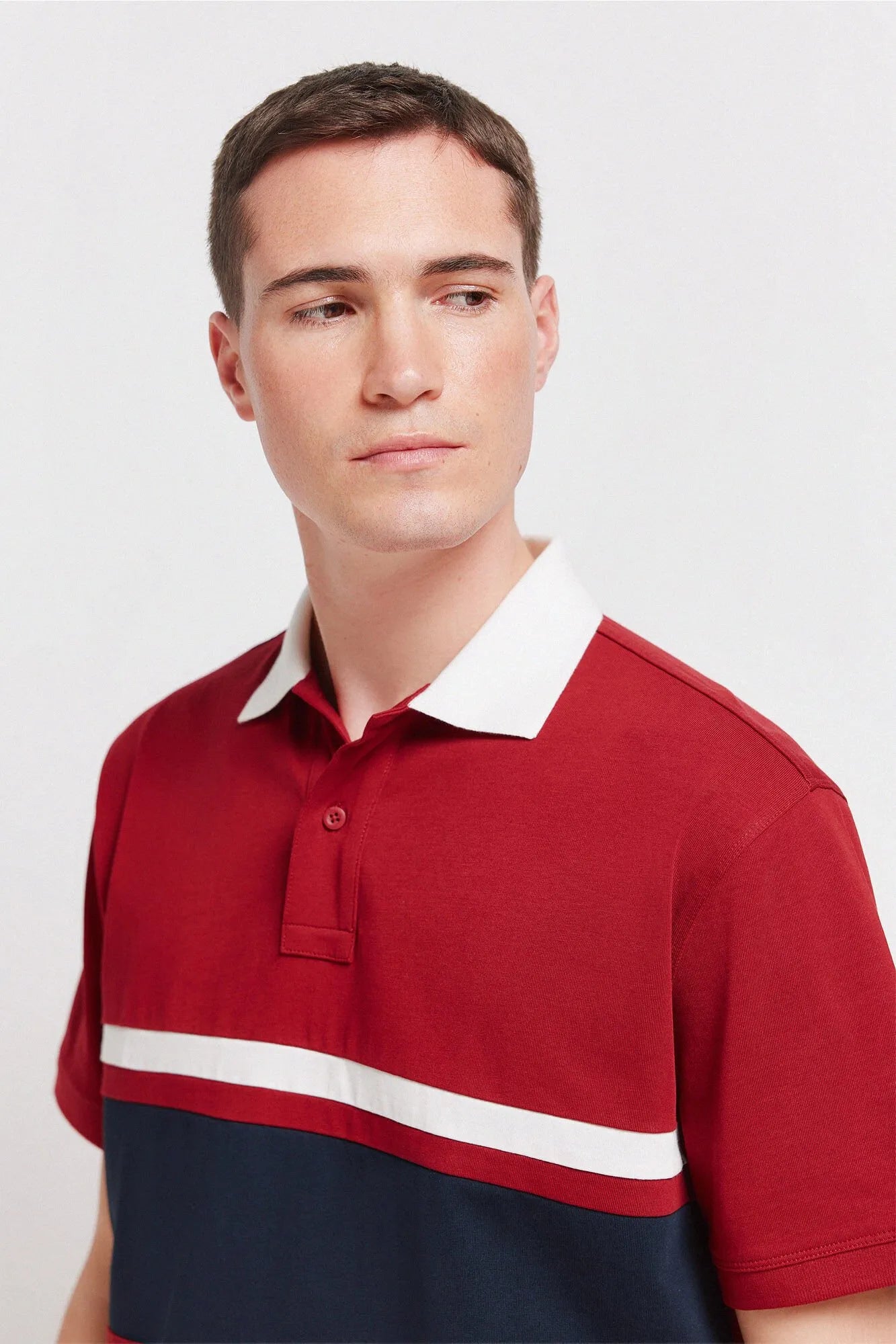 Springfield Red Men PiquŽ Sport Positional Regular Fit Polo SKU: 4583287_60 Image 03