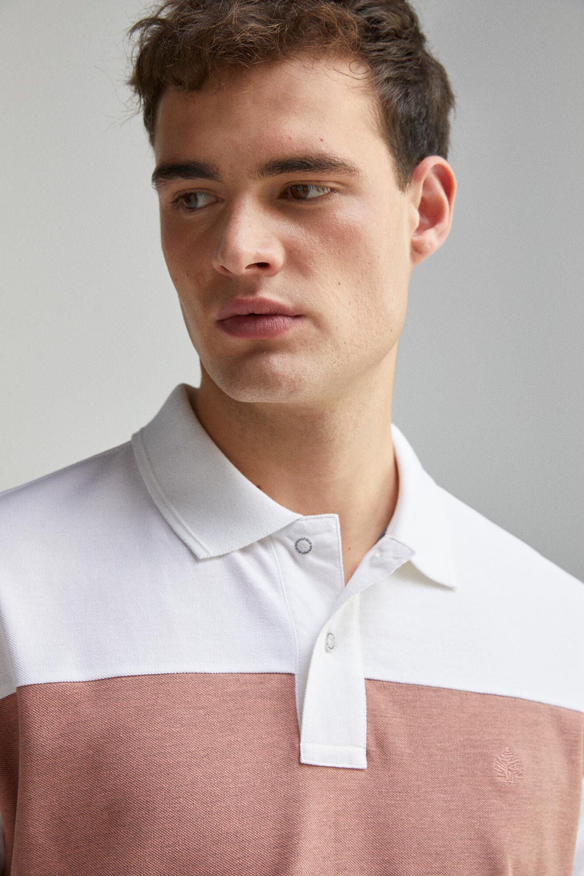 Springfield_Regular Fit Color Block PiquŽ Polo_4589105_99_02
