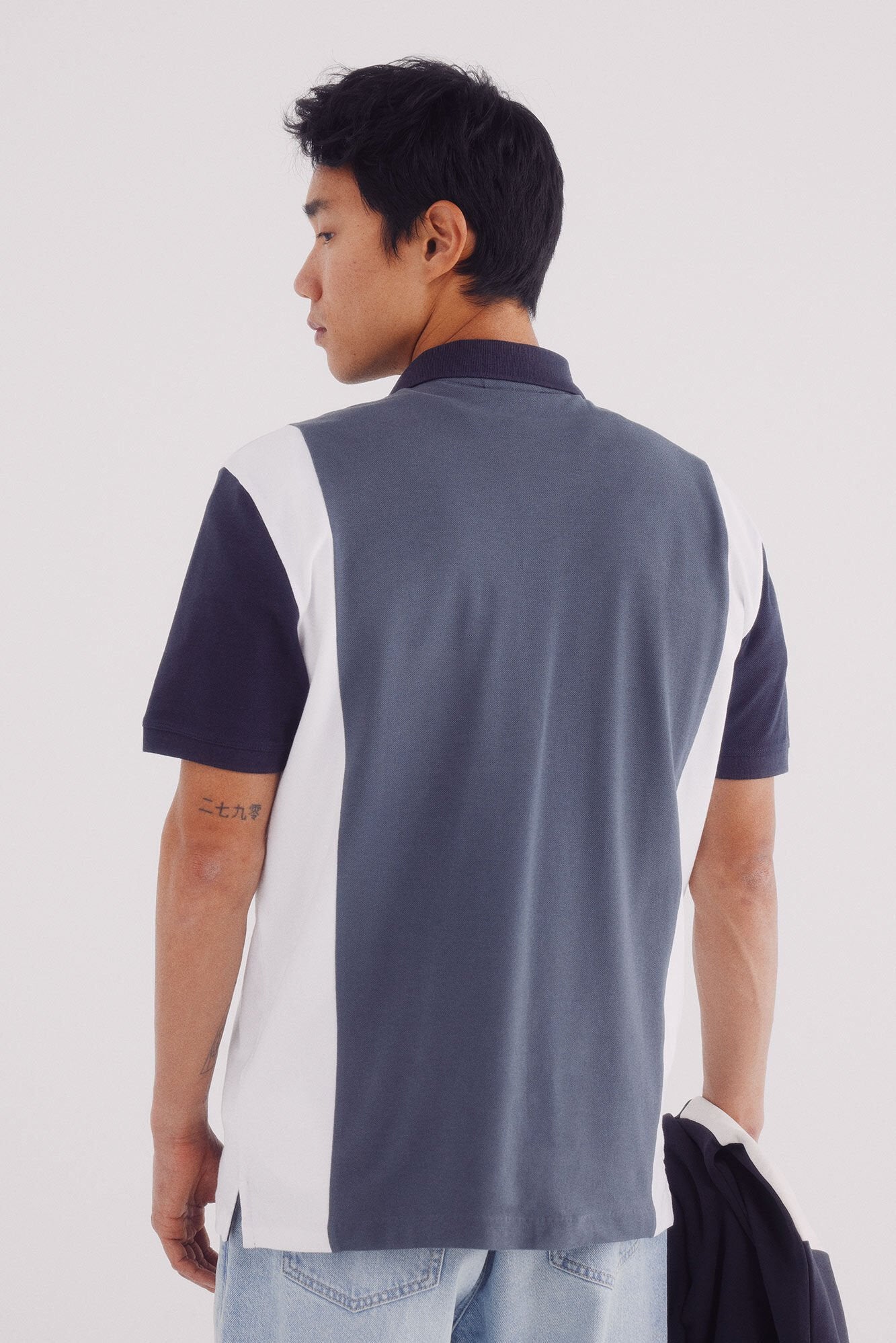Springfield_Regular Fit Vertical Striped PiquŽ Polo_4589110_11_04