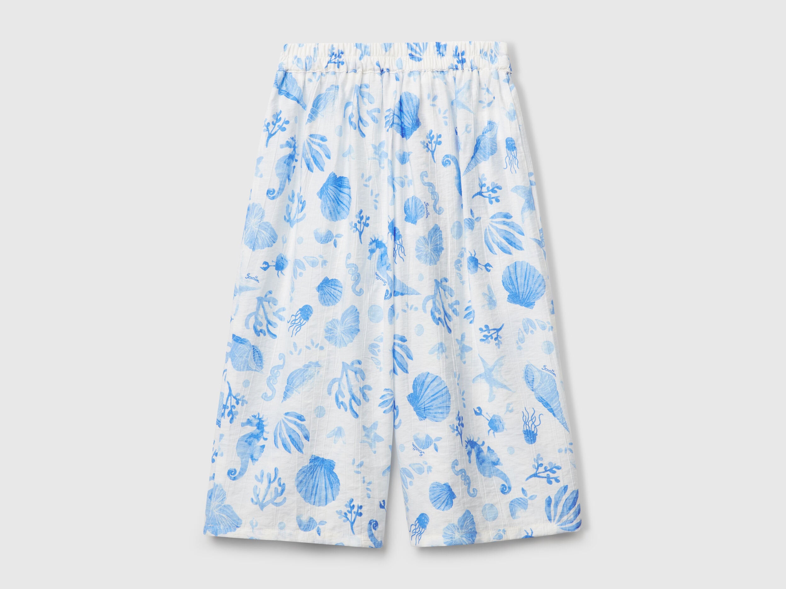 Benetton_Palazzo Trousers with Navy Print_45M6GF02E_73H_02