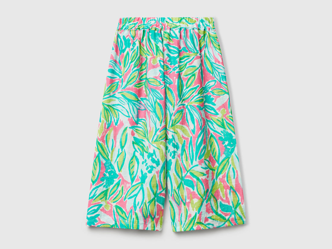 Benetton_Palazzo Trousers with Tropical Print_45M6GF02E_73J_02