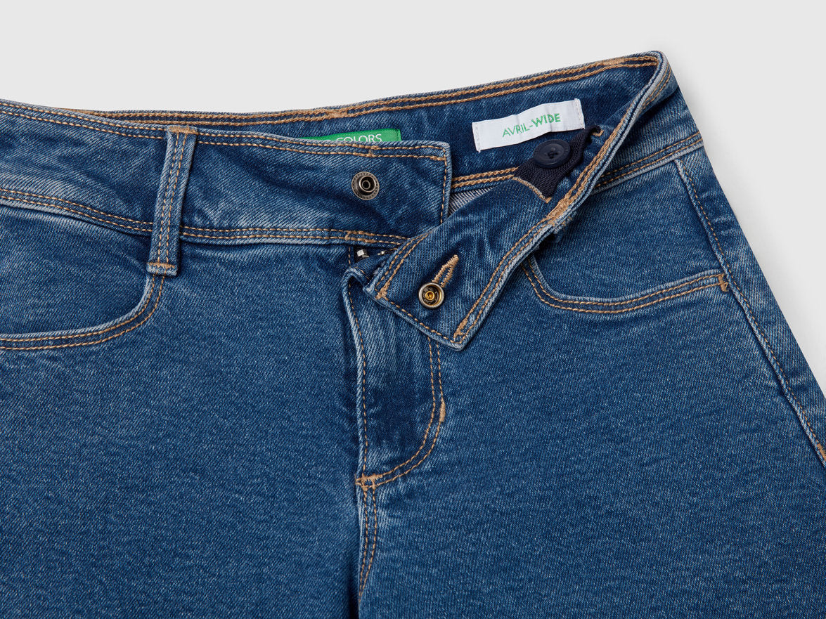 Benetton_Jeans in Recycled Cotton Blend_45ONCE03R_901_03