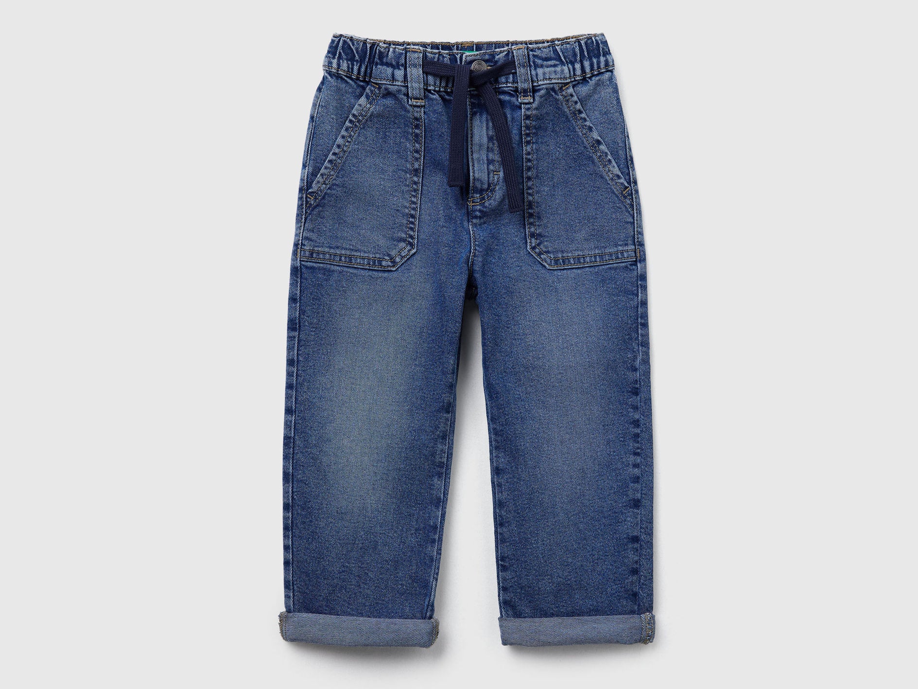 Benetton_Blue_Carrot Fit Jeans_45ONGF02H_901_01