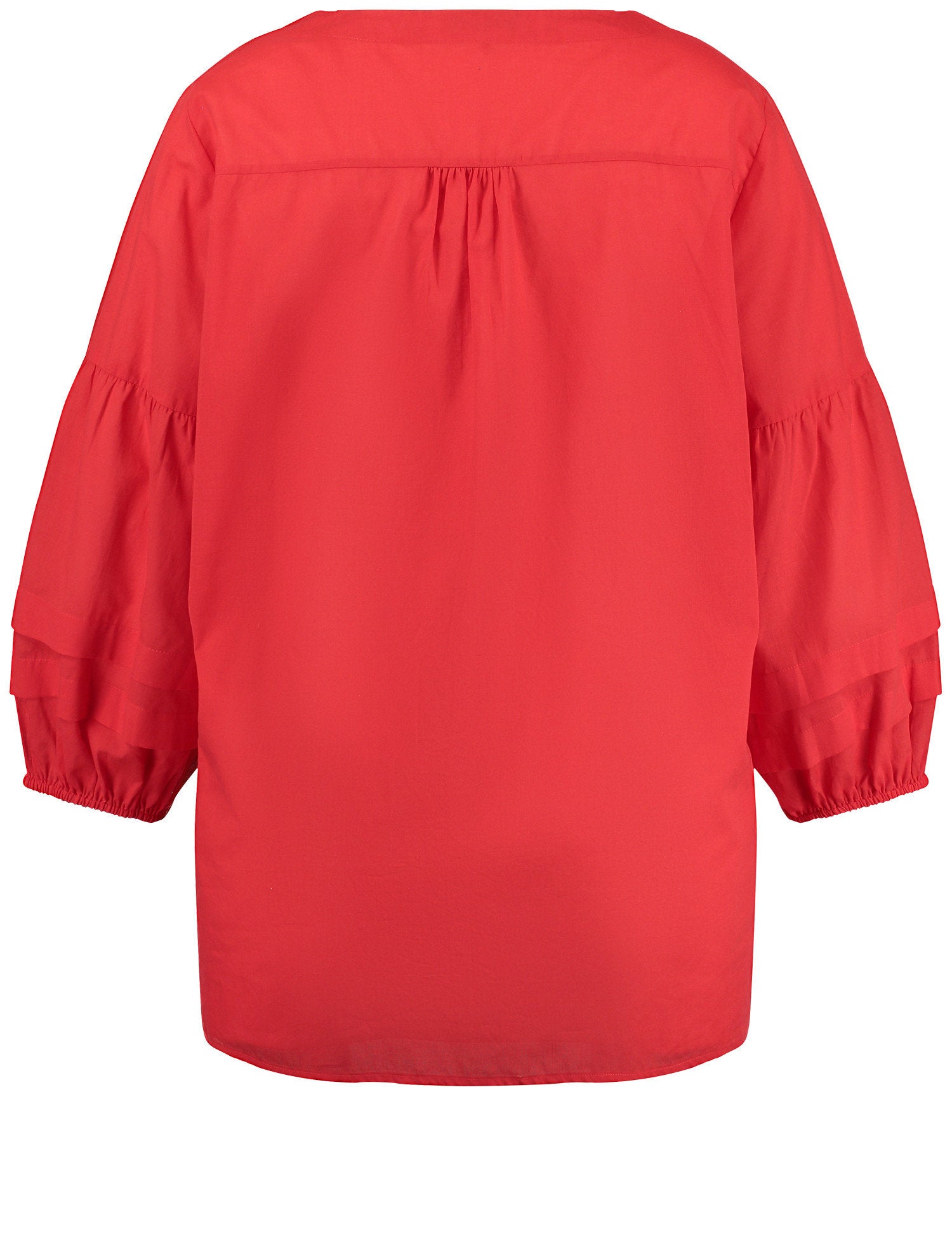 Lightweight Cotton Blouse With Balloon Sleeves_460031-21059_6380_02