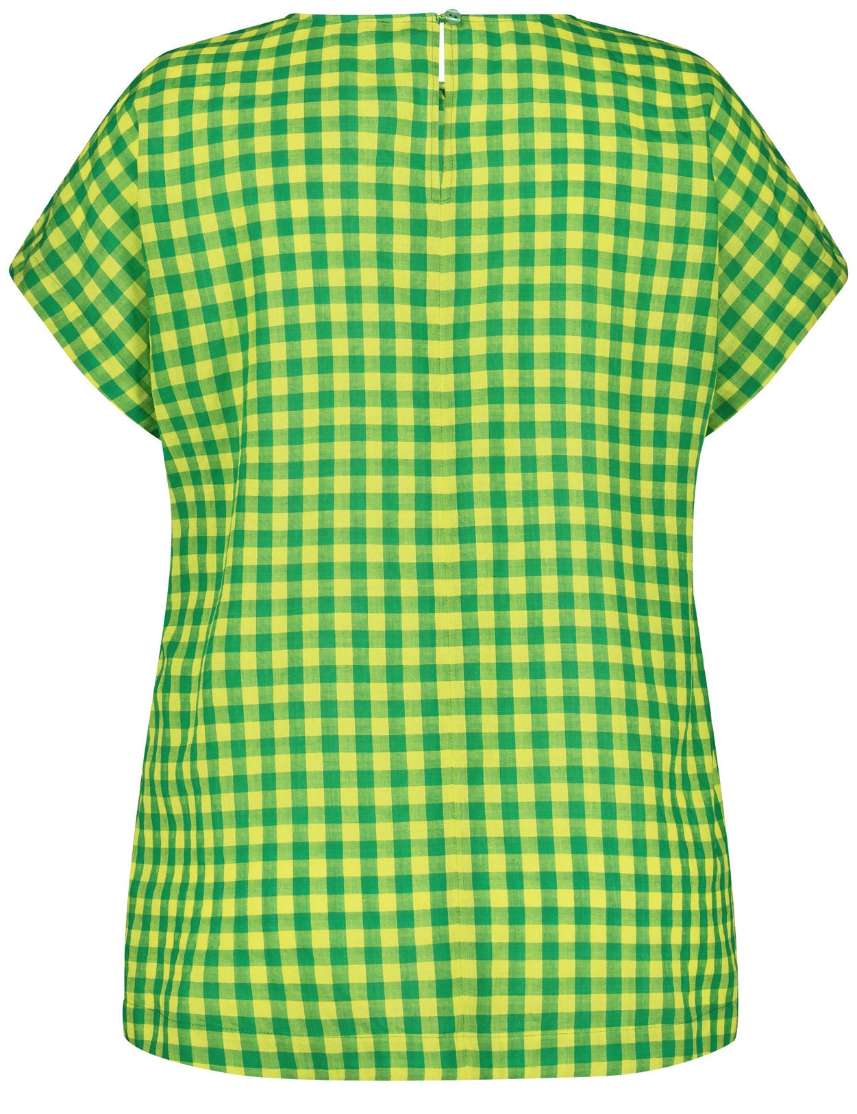 Blouse Top With A Check Pattern_460036-21061_5092_06