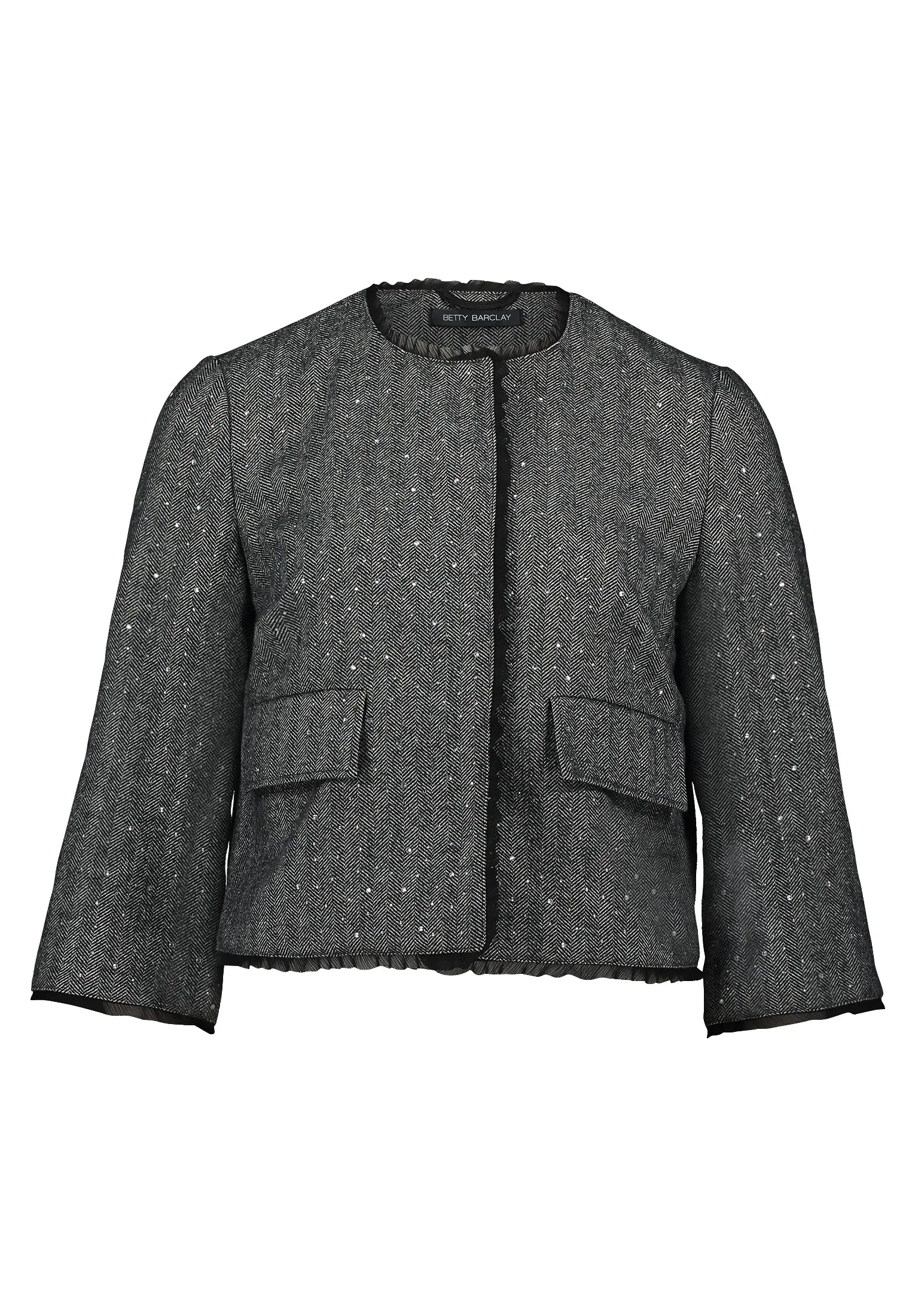 Betty Barclay_Black/Cream_Blazer Jacket_4620-1632_9812_04