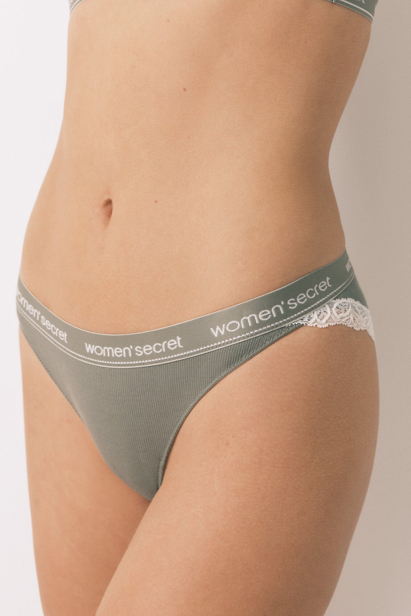 Women Secret_Classic Khaki Cotton Panty_4632041_91_05
