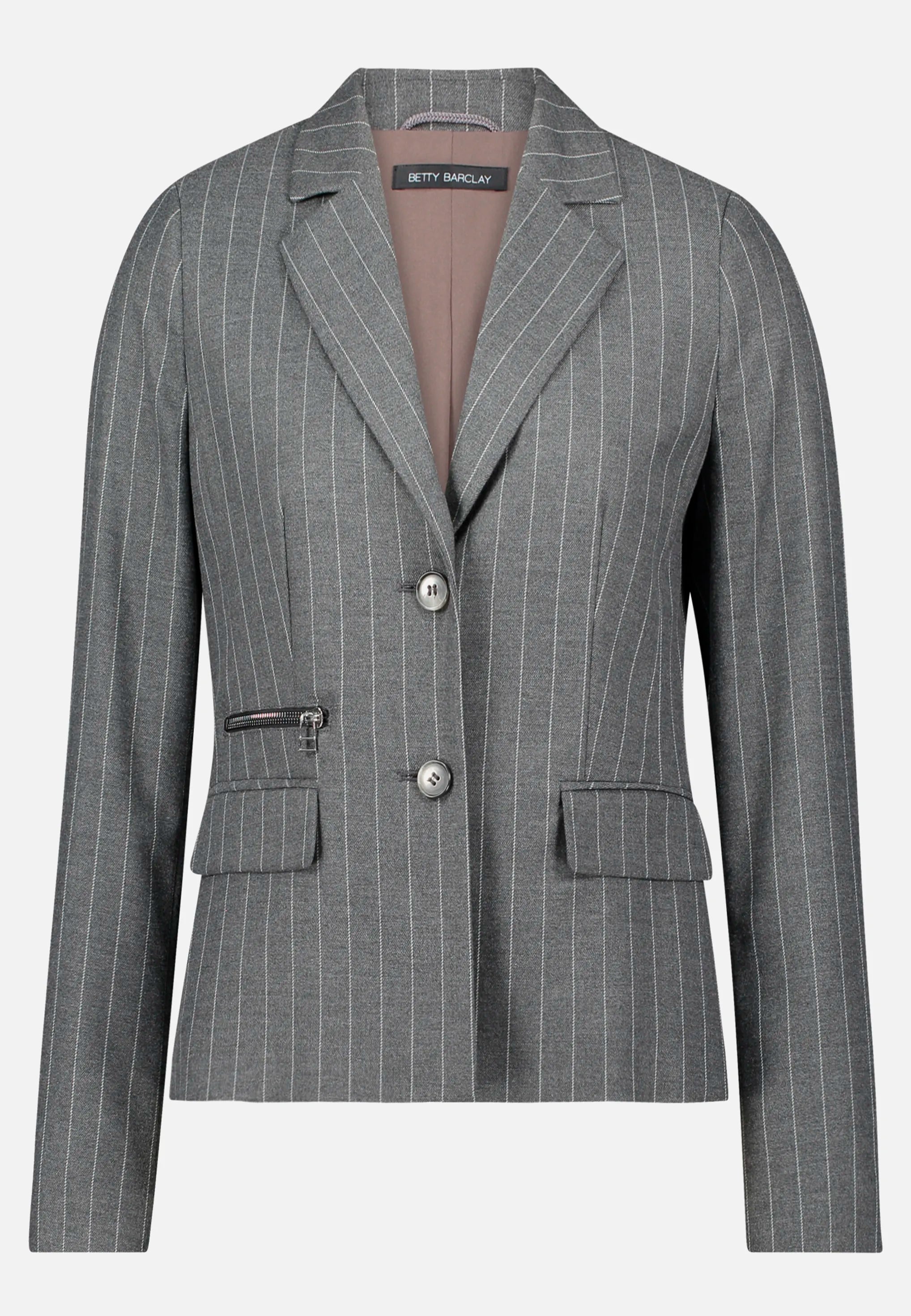 Betty Barclay_Grey_Short Blazer, Long Sleeves_4636-1622_9095_04
