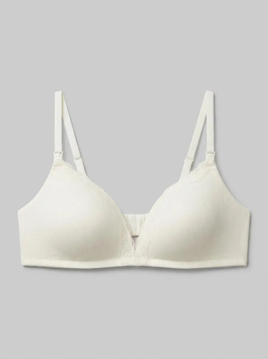 Women Secret Ivory Women CHARMING White "Maternity" Triangle Padded Bra in Different Cup Sizes SKU: 4653915_96 Image 00