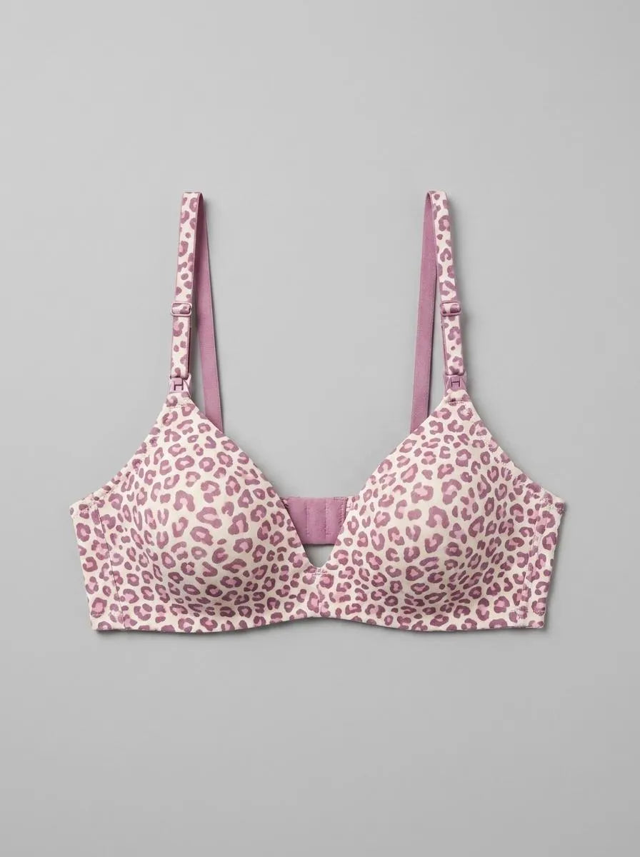 Women Secret_Brown Print_"Maternity" Triangle Padded Printed Bra Lovely_4653919_39_00