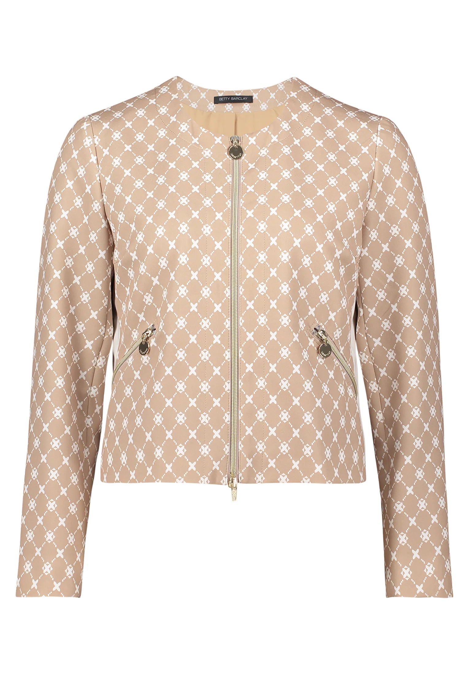 Betty Barclay Nature/Cream Women Long-Sleeved Blazer Jacket SKU: 4714-1706_1814 Image 02