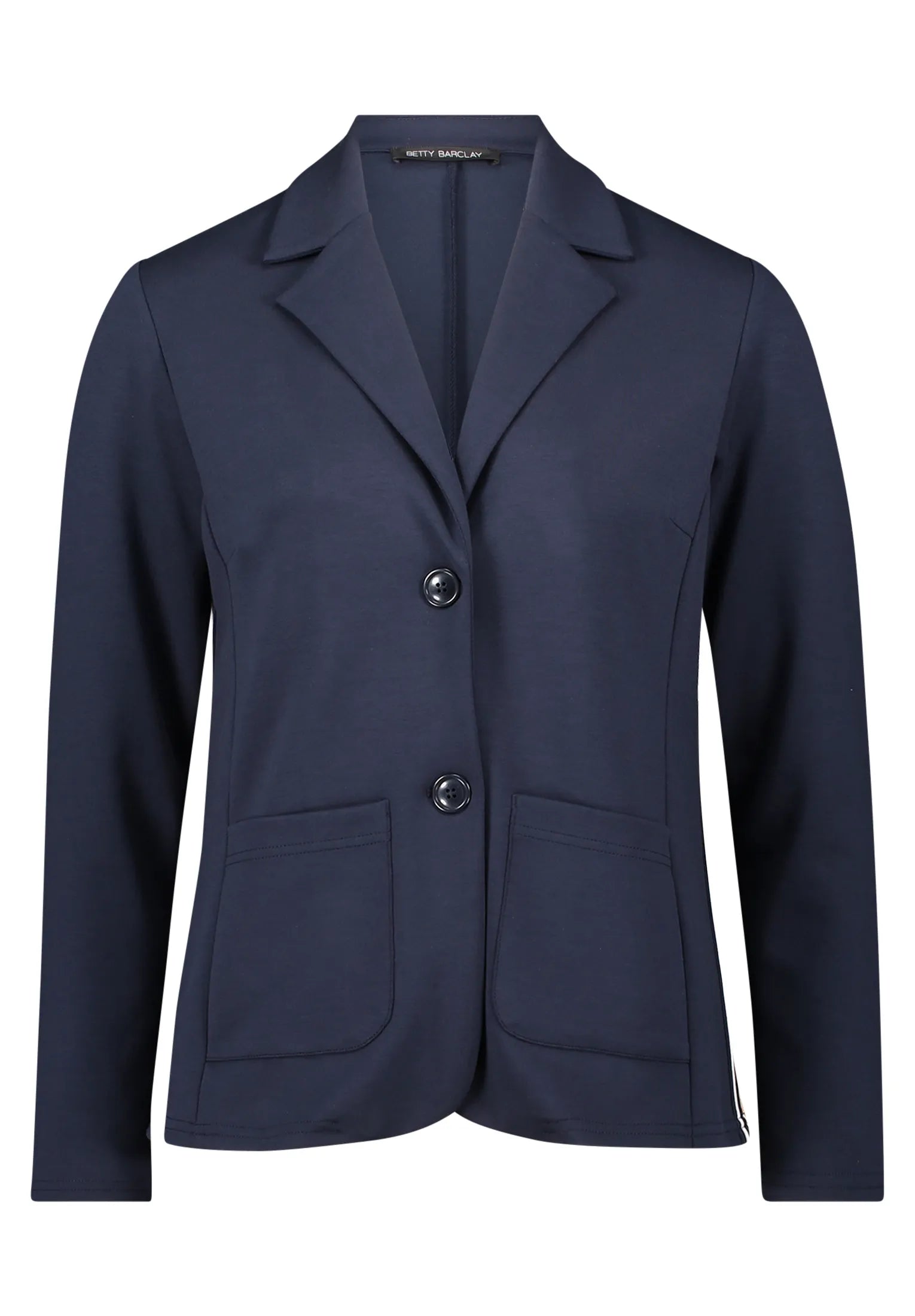 Betty Barclay Dark Sky Women Short Blazer with Patch Pockets SKU: 4715-1761_8345 Image 06