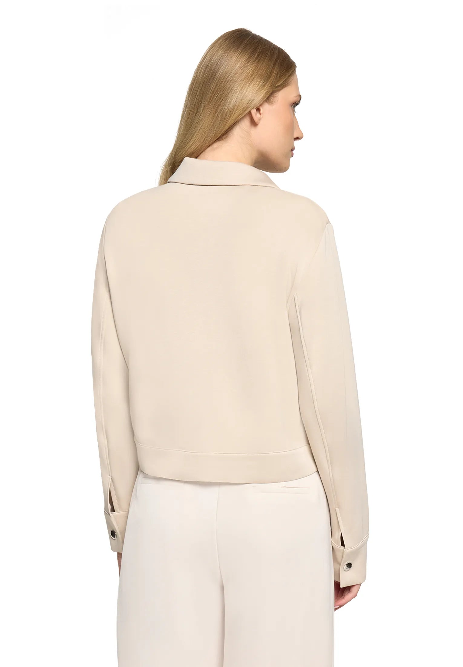 Betty Barclay Light Beige Women Blazer Jacket Short 1/1 Sleeve SKU: 4734-1837_9106 Image 03