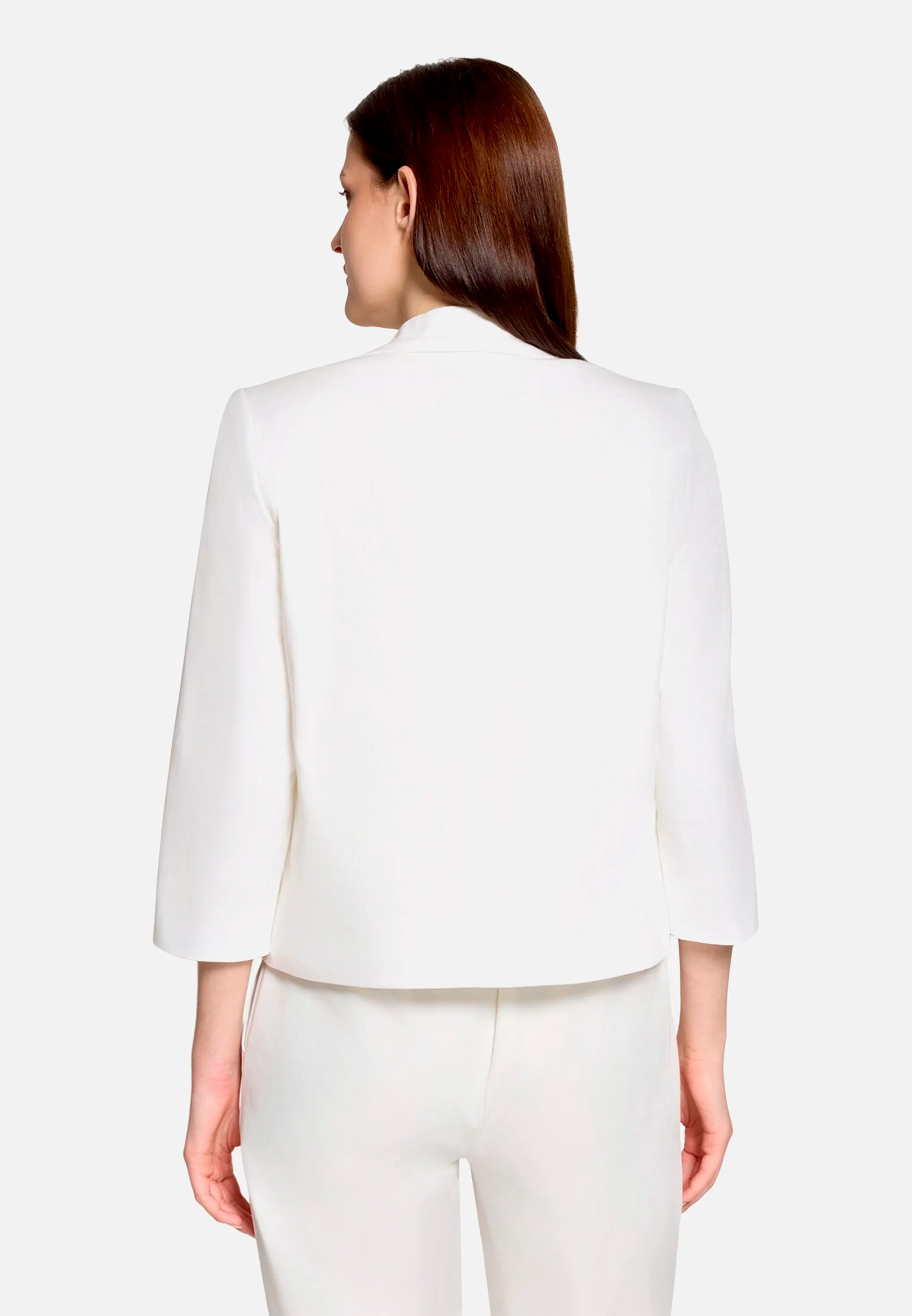 Betty Barclay Offwhite Women Blazer Jacket with 3/4 Sleeves SKU: 4752-1246_1014 Image 04