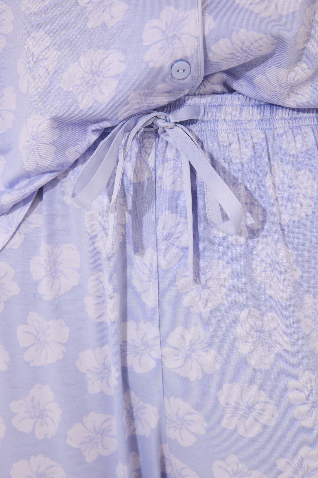 Women Secret_Blue Capri Viscose Classic Pyjamas_4752519_12_02