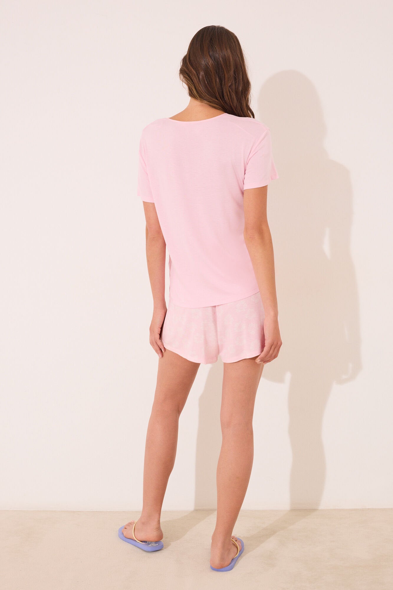 Women Secret_Lilo & Stitch Pink Short Pyjamas_4752524_70_05