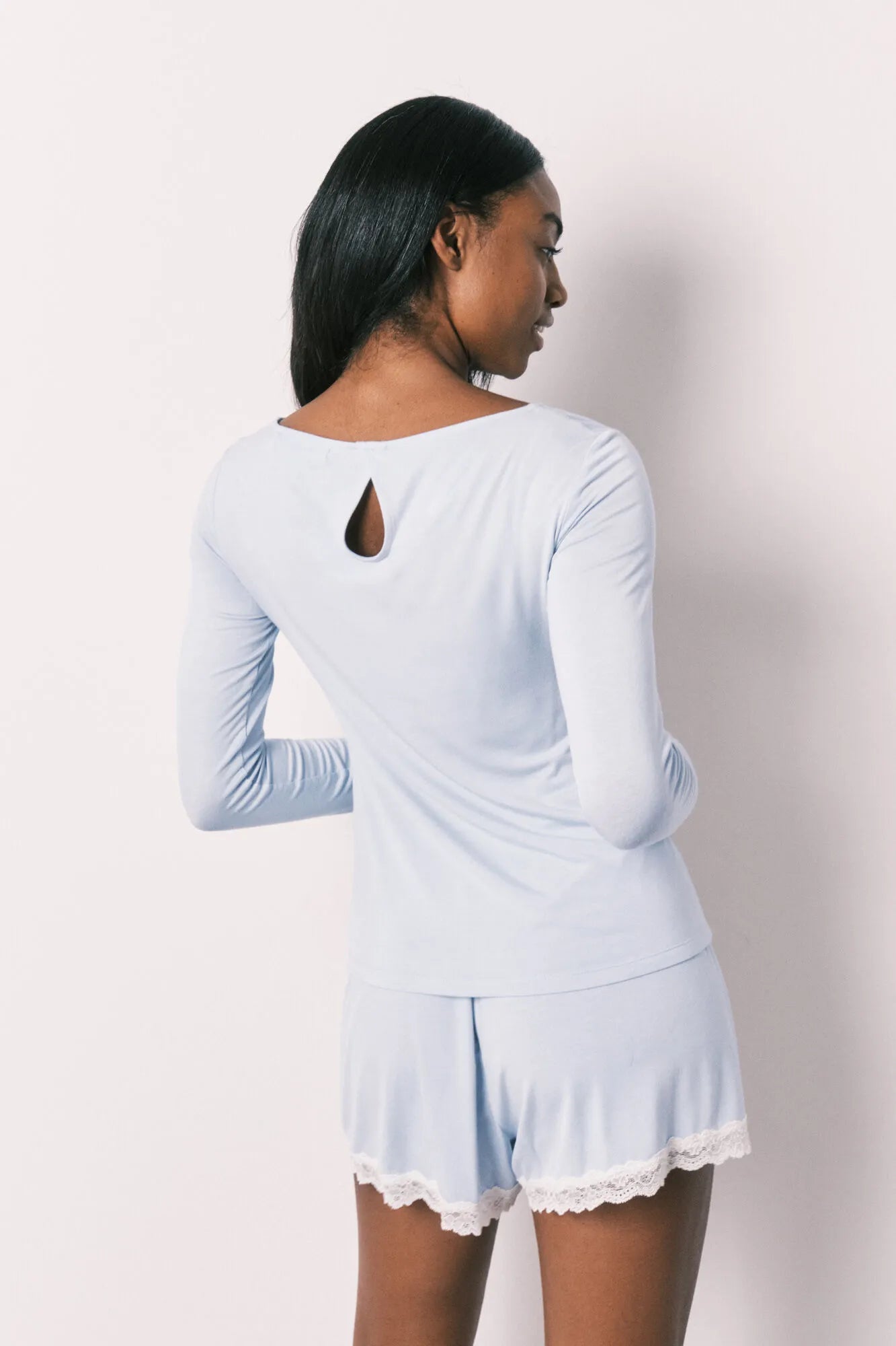 Women Secret_Medium Blue_Blue Viscose Soft Touch Short Pyjamas_4753113_12_05