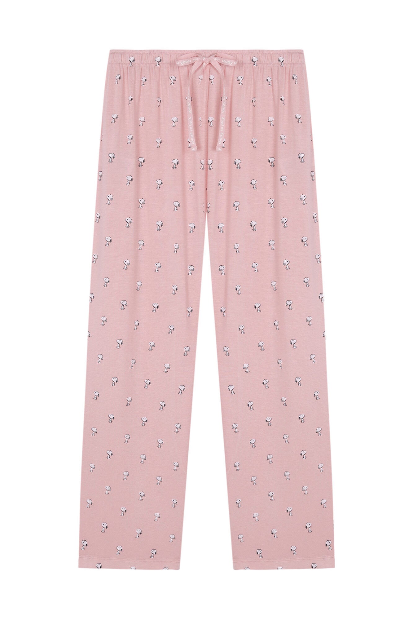 T-Shirt Pajama Soft Touch Pink Snoopy_07