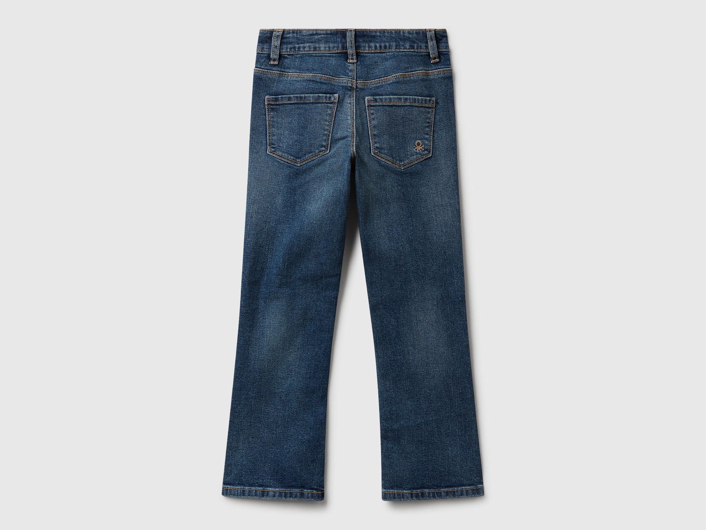 Benetton_Blue_Five Pocket Flared Jeans_47FWCE01Y_901_02
