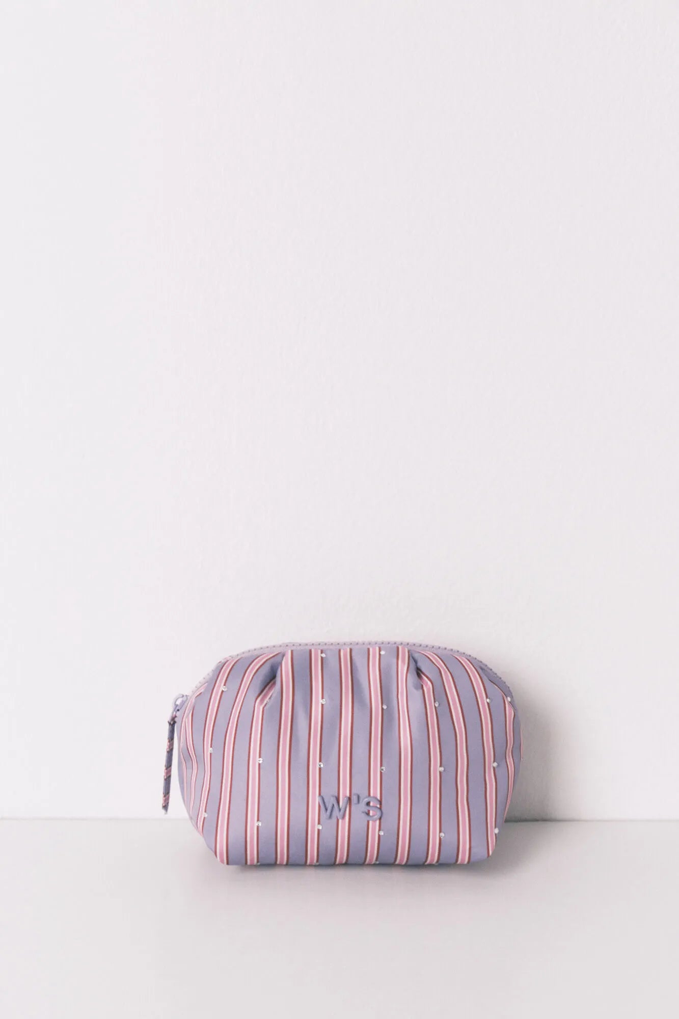 Women Secret_Printed_Small Puffer Rhinestone Striped Vanity Case_4842003_98_01