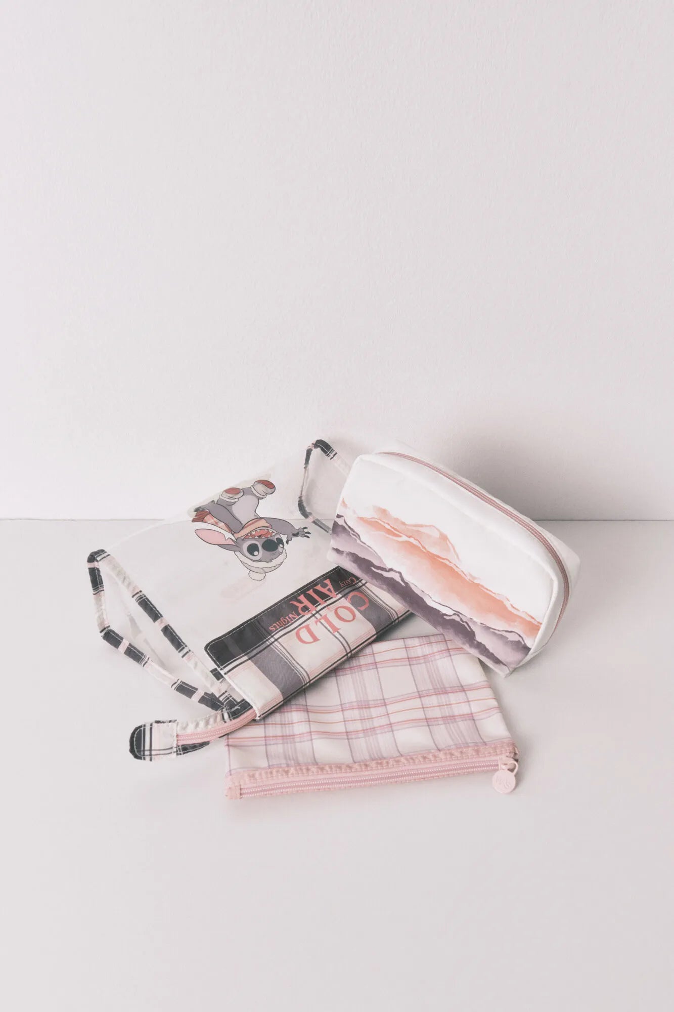 Women Secret_Pink_Pack of 3 Stitch Check Print Vanity Cases_4842030_73_02