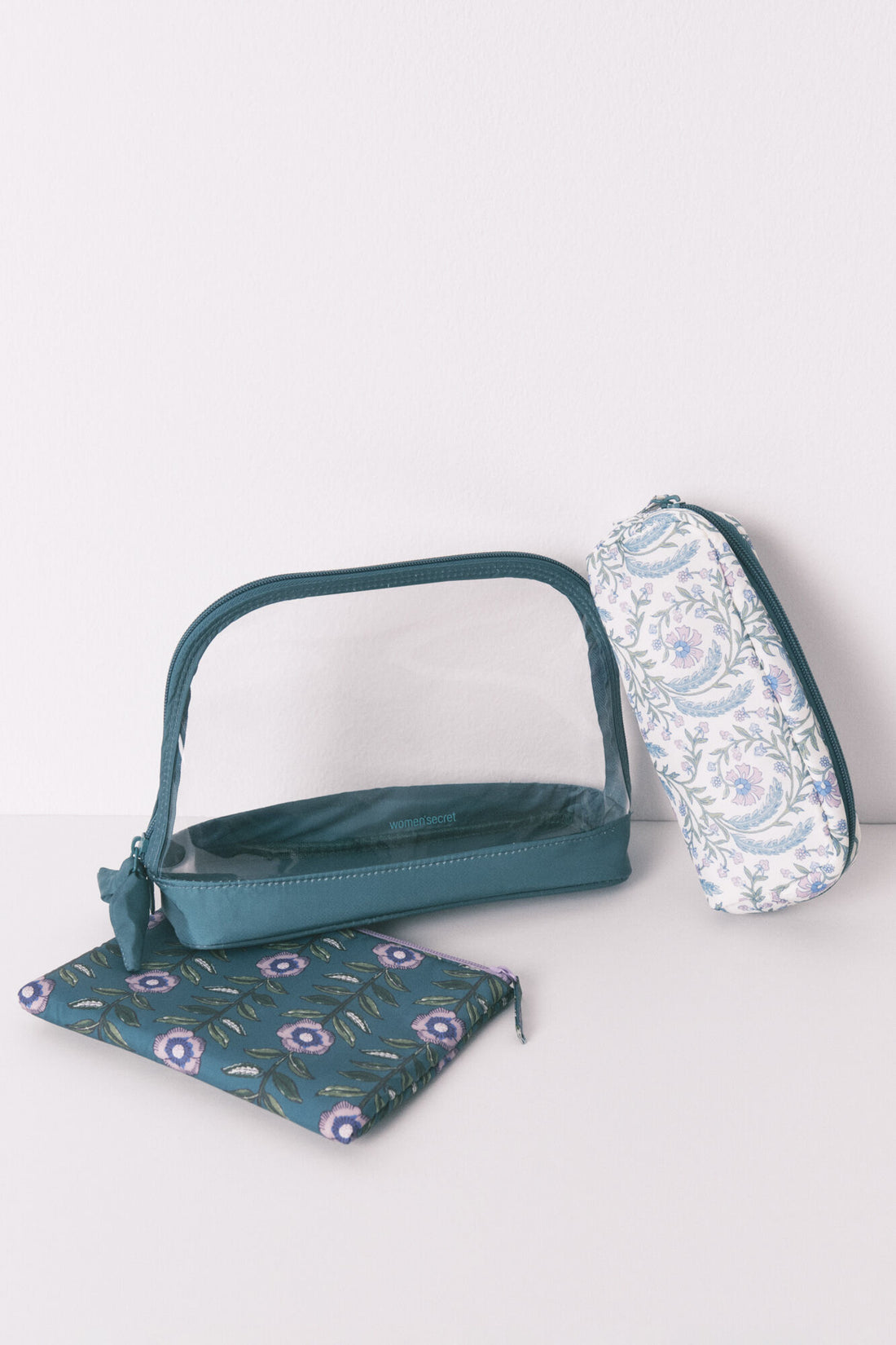 Women Secret_Green Print_Pack of 3 Green Printed Toiletry Bags_4842957_29_02