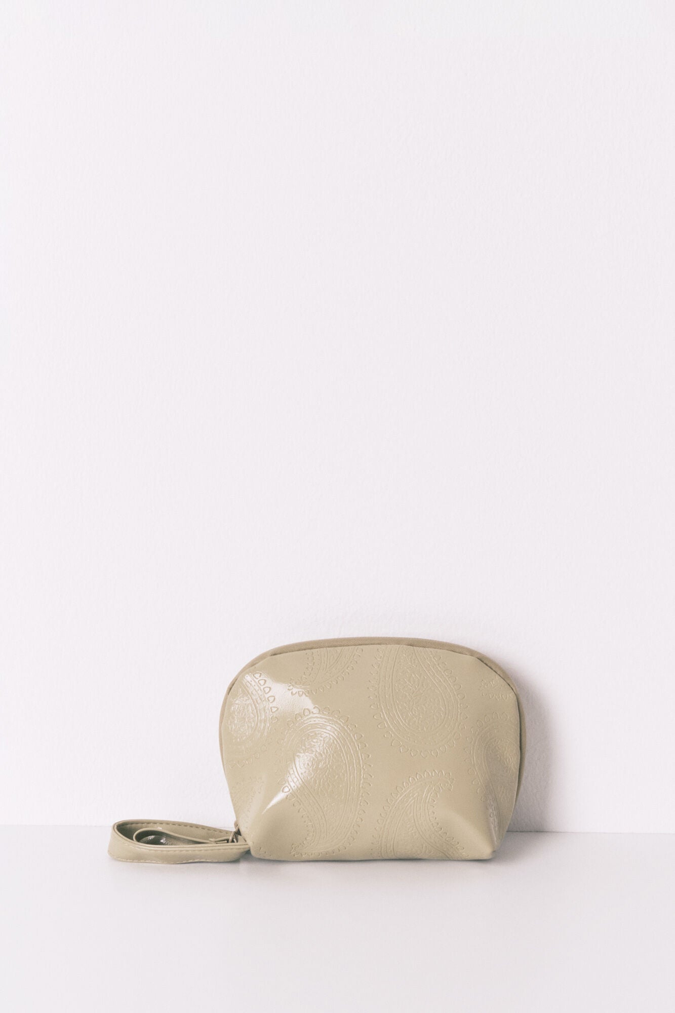 Women Secret_Light Khaki_Small Khaki Vanity Case Leather Toiletry Bag_4842959_93_01