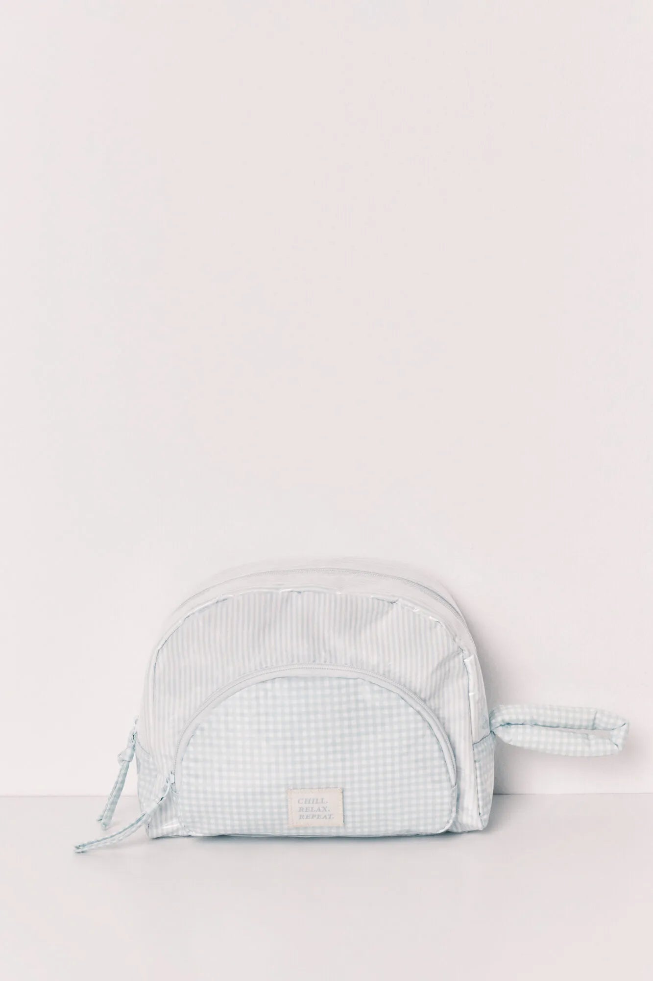 Women Secret Green Women Green Quilted Plaid and Striped Vanity Case SKU: 4843051_28 Image 02