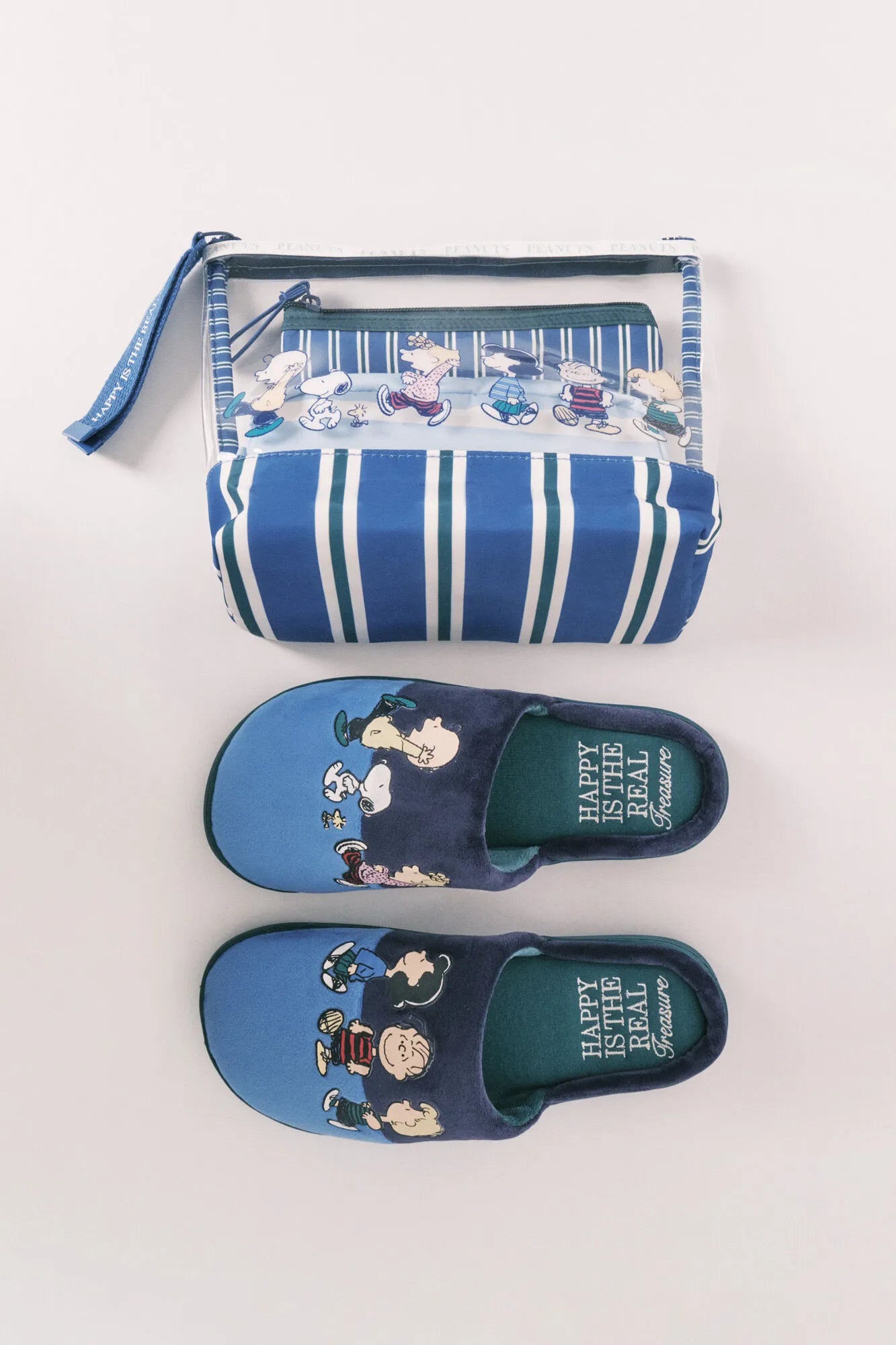 Women Secret Multicoloured Women 3-Pack Striped Vanity Cases Snoopy SKU: 4843053_98 Image 03