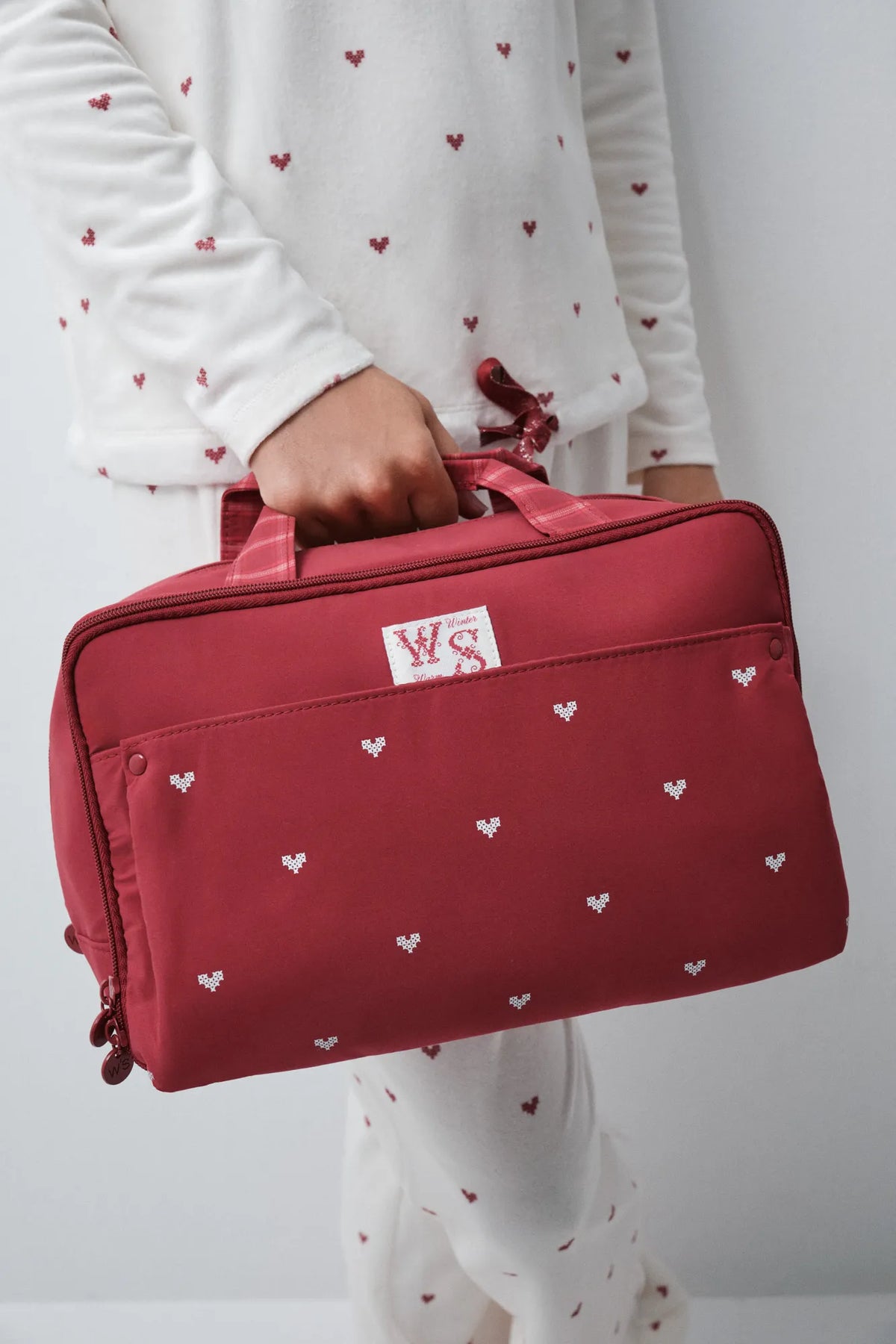 Women Secret Wine Women Snoopy Double Zip Vanity Case SKU: 4844785_68 Image 03