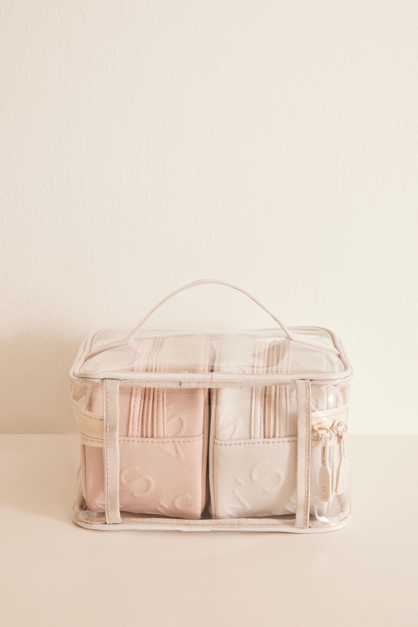 Pack Of 3 Gray & Pink Logo Beauty Cause_04