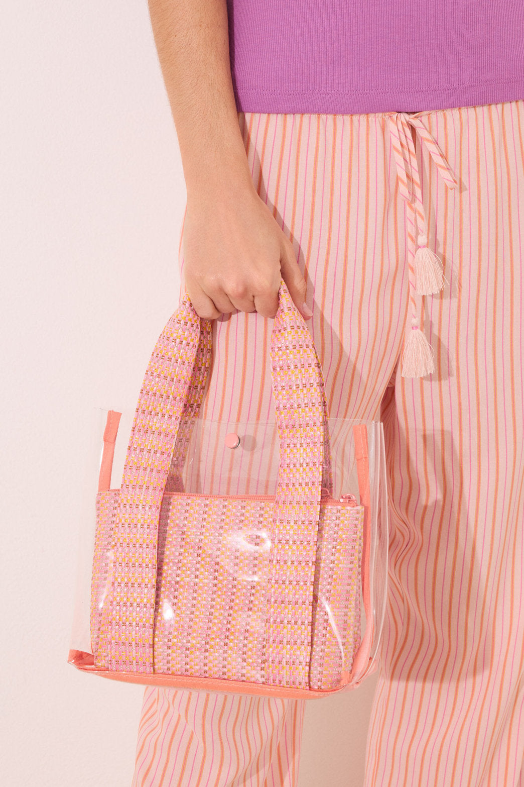 Women Secret_Pack of 3 Pink Raffia Toiletry Bags_4849241_79_01