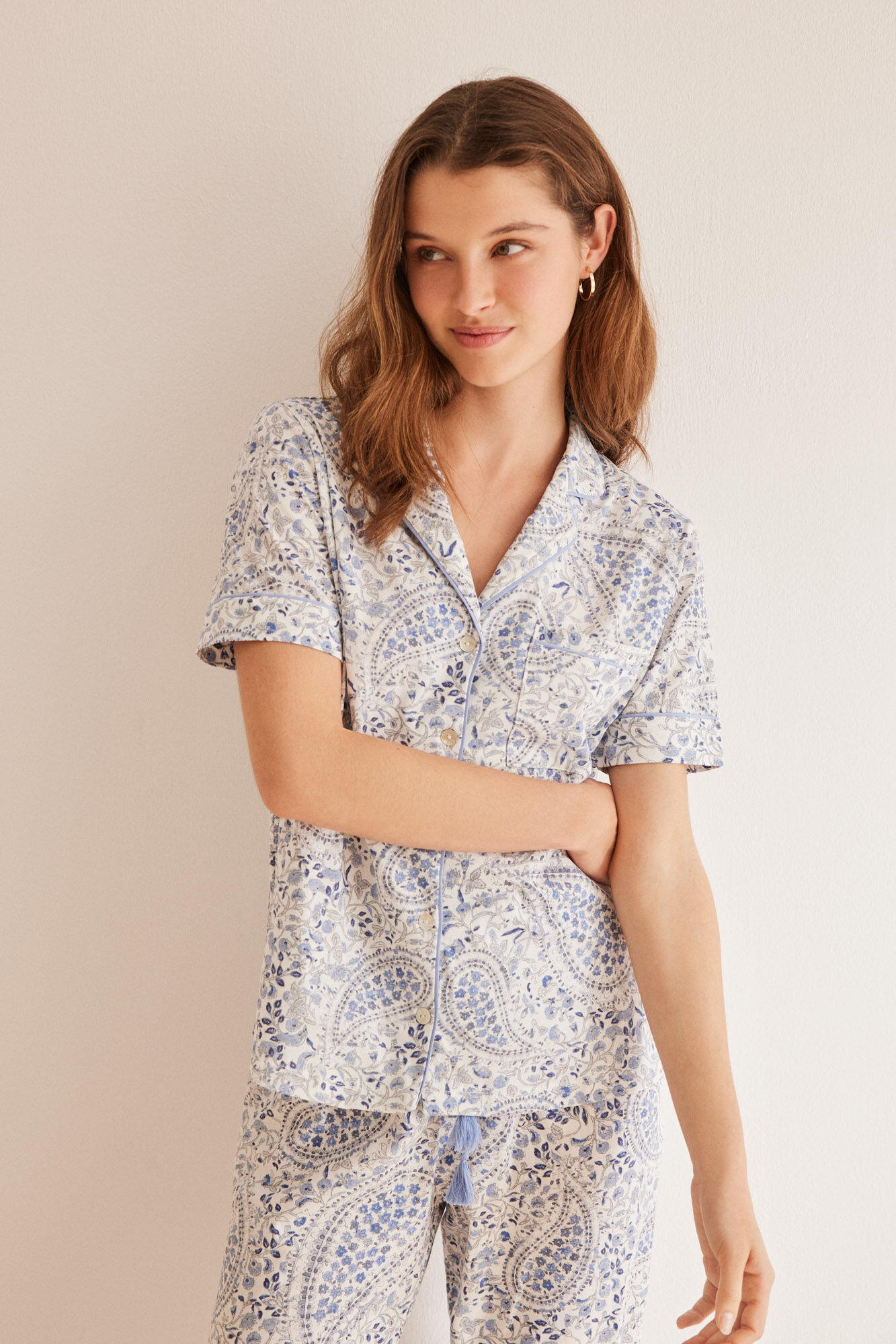Printed Pyjama Set_4857411_97_01