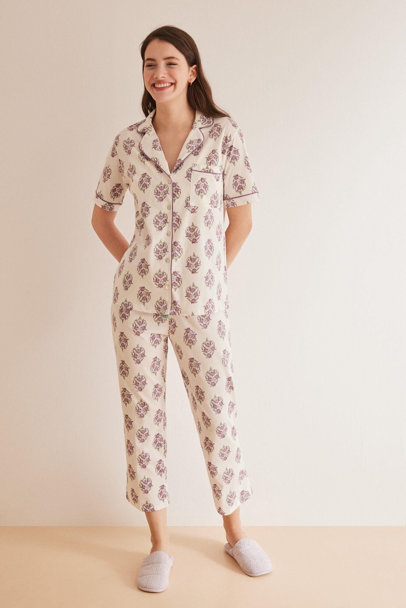 Short Sleeve Long Pant Pyjama Set_4857420_97_04