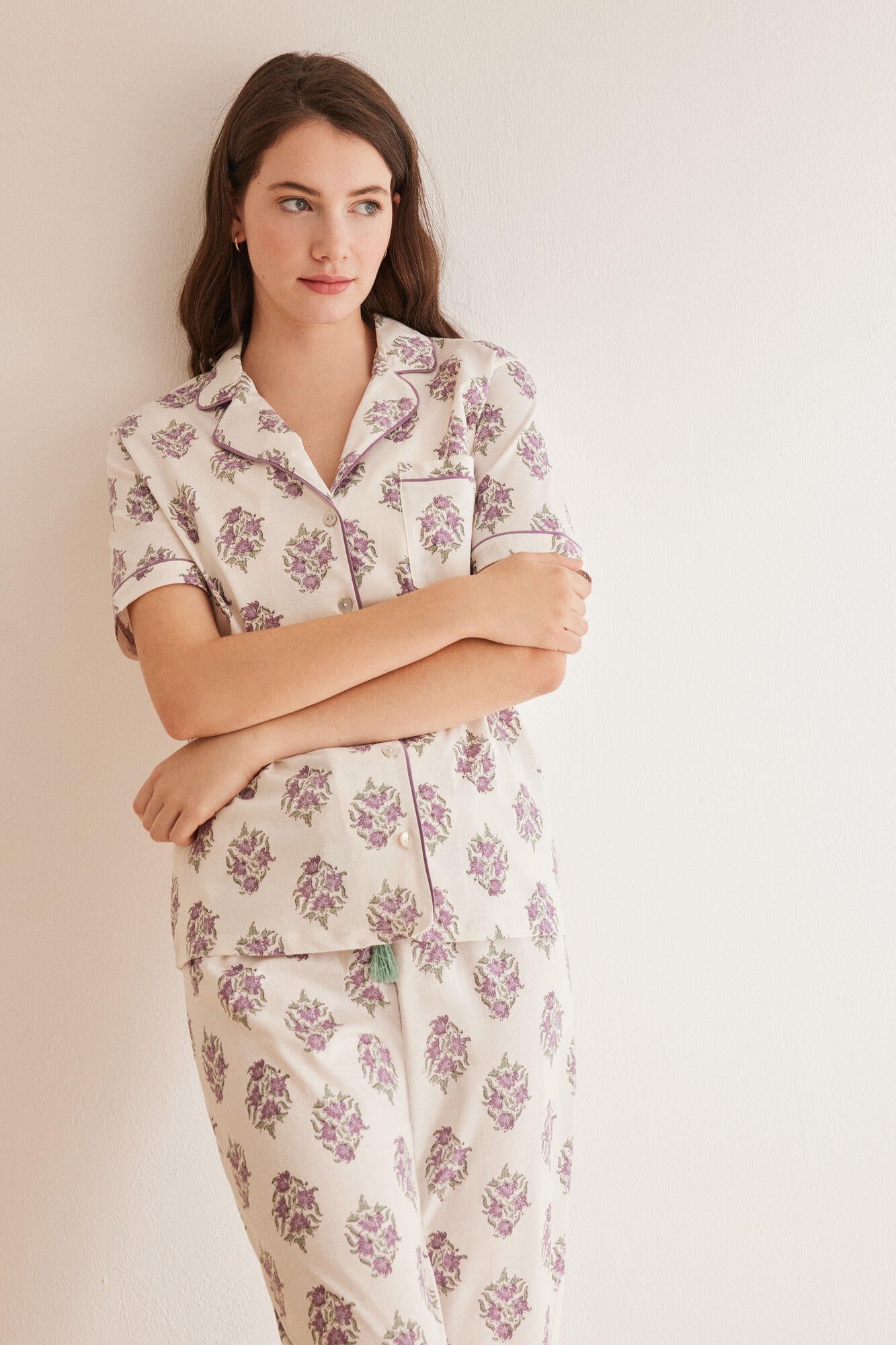 Short Sleeve Long Pant Pyjama Set_4857420_97_05