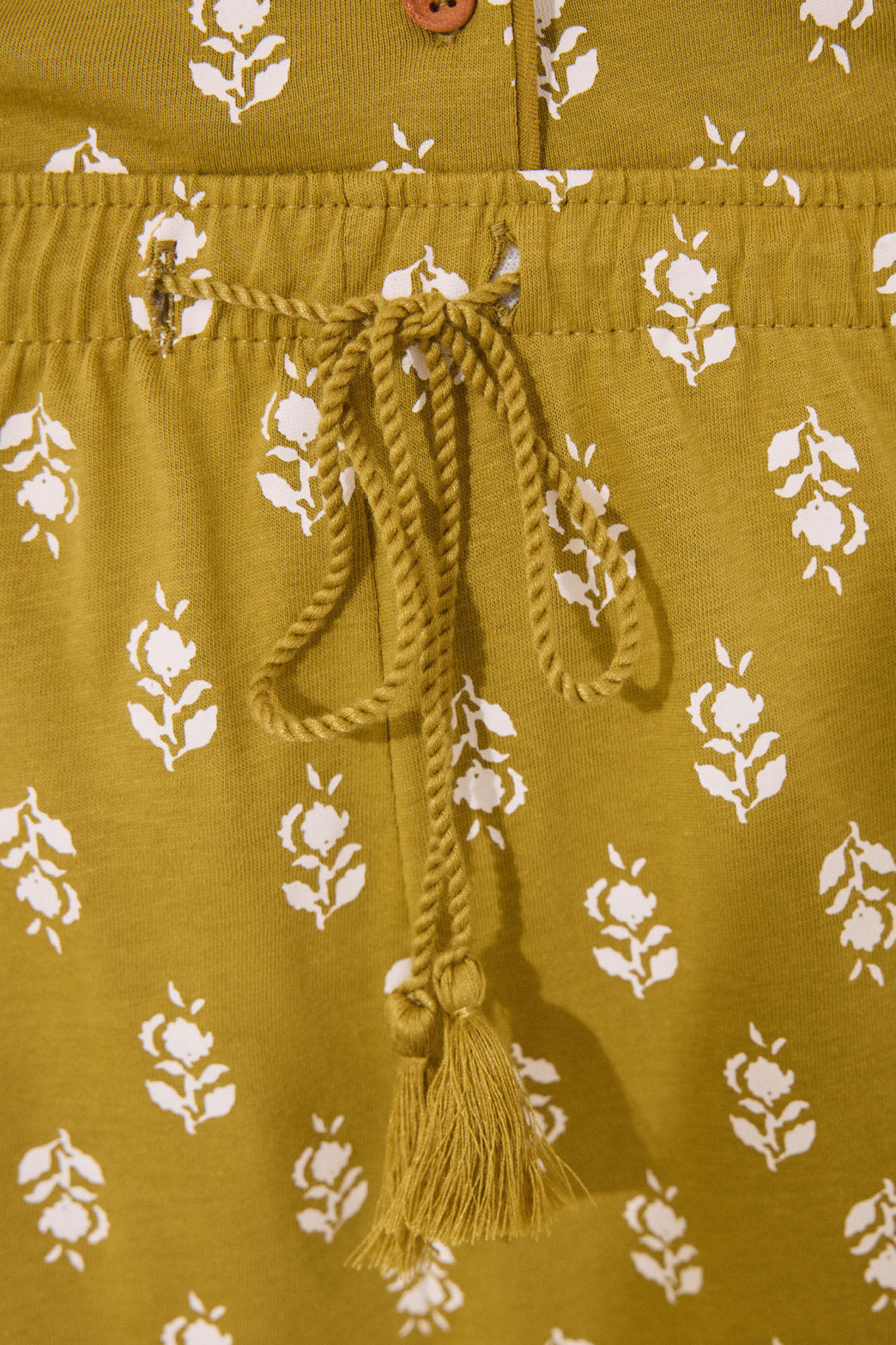 Women Secret_100% Cotton Khaki Classic Pyjamas with Stamps_4859408_09_06