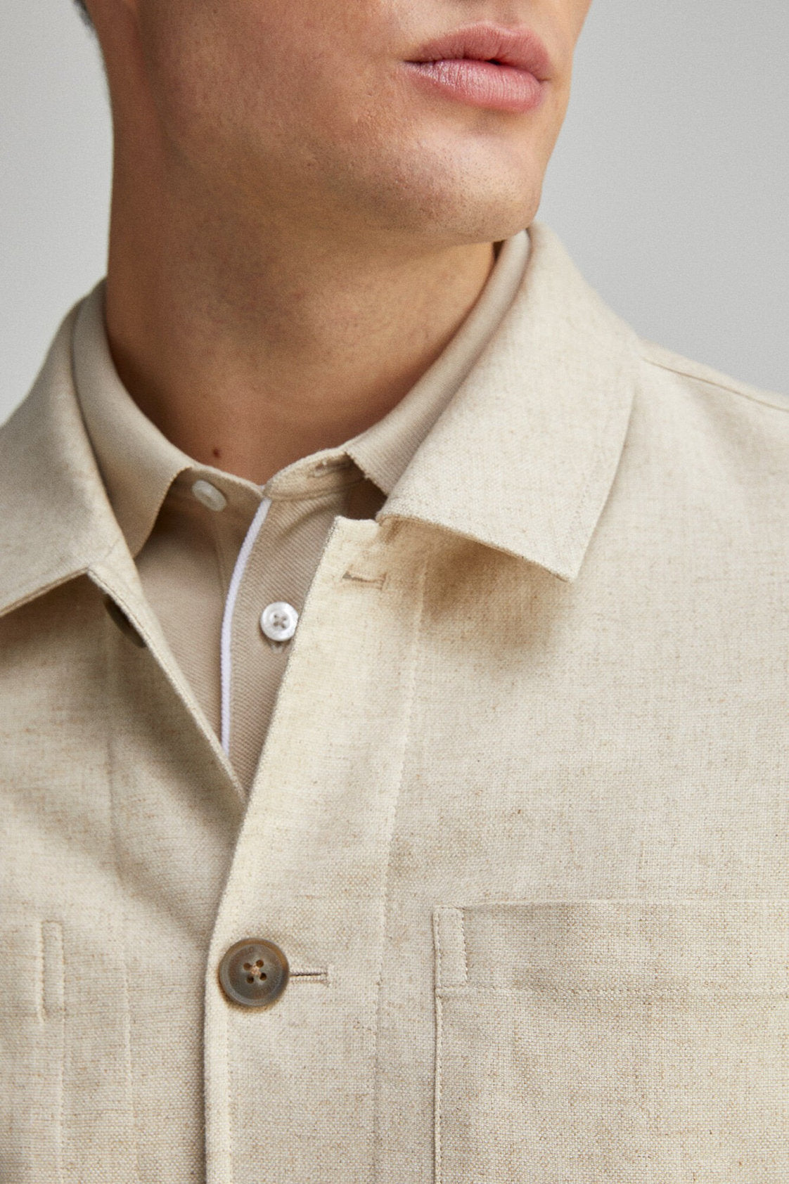 Springfield_Linen & Cotton Overshirt_4909904_51_02