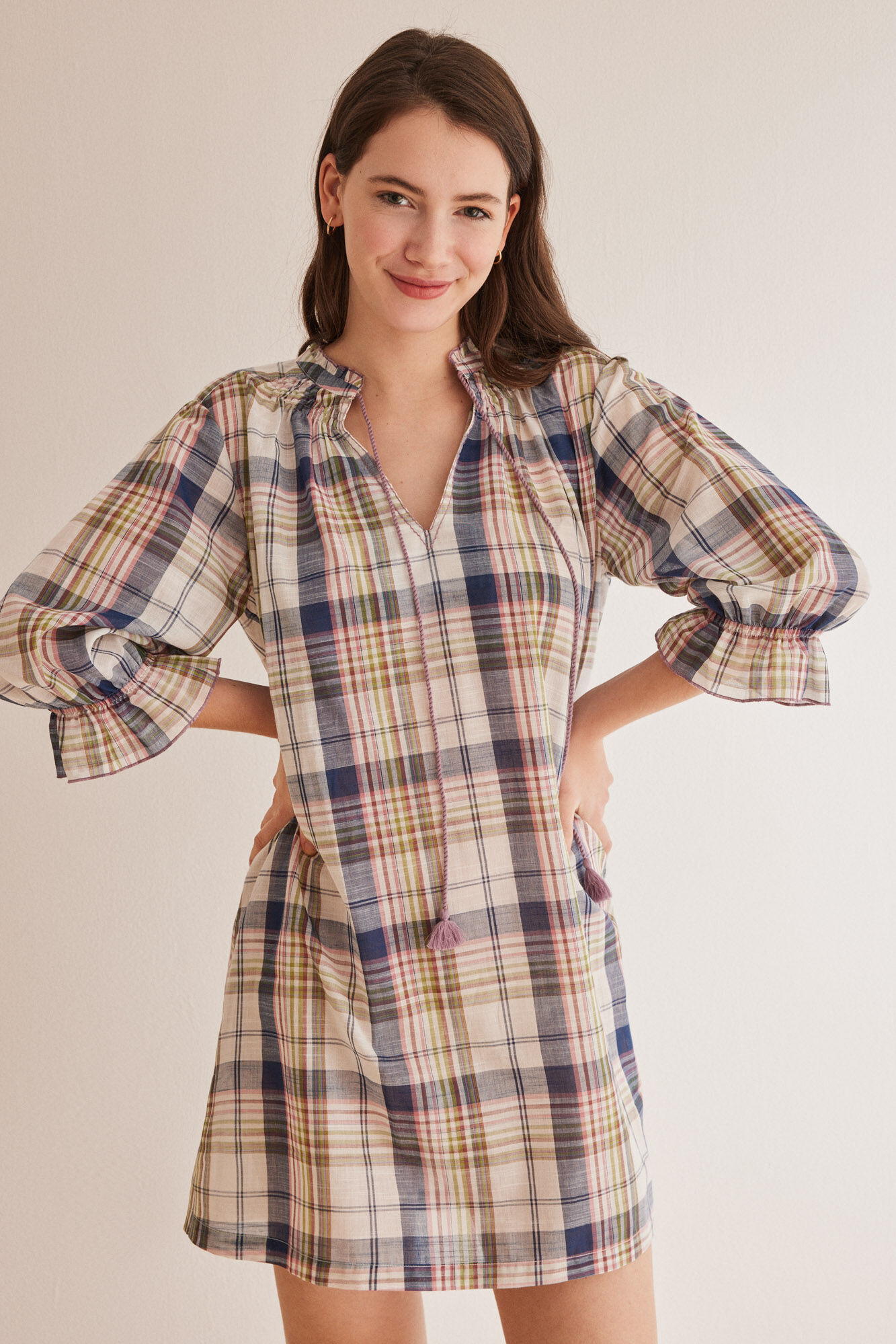 Printed Tunic Style Short Dress_4927025_98_03