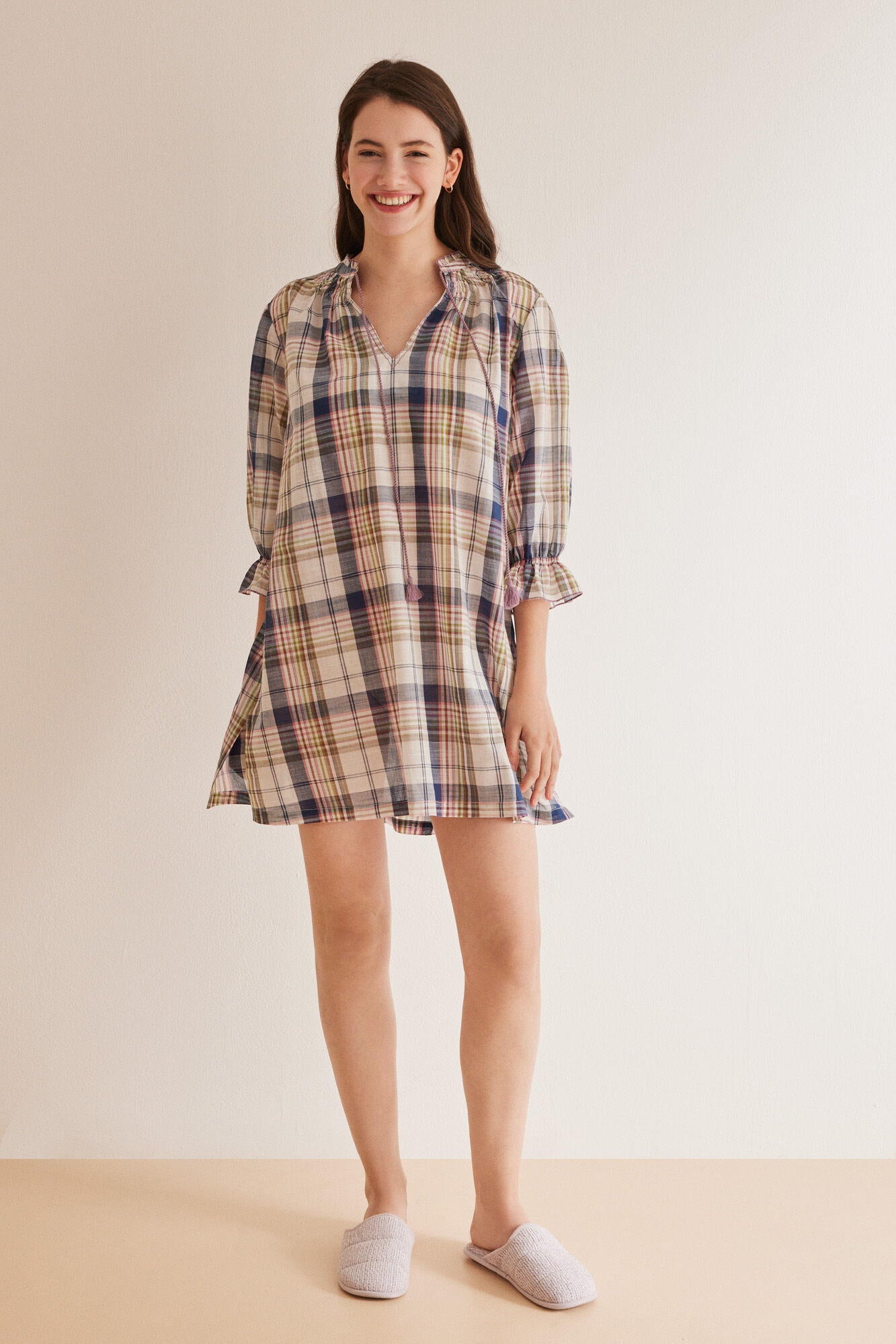 Printed Tunic Style Short Dress_4927025_98_04